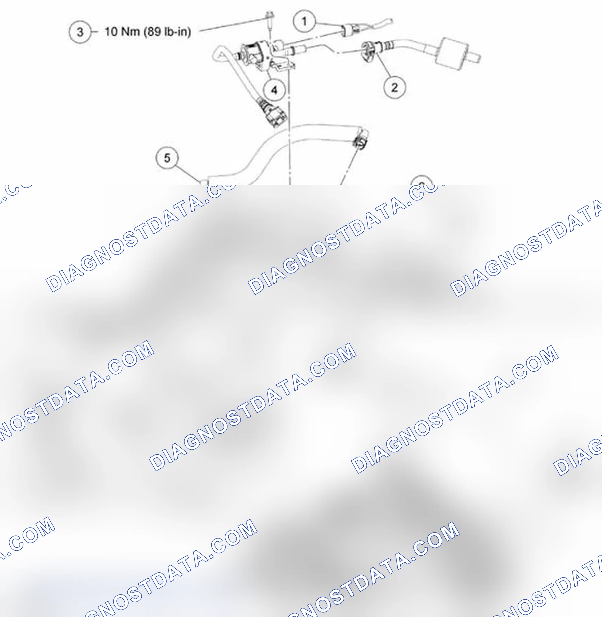 Scheme 287: Evaporative Emission (EVAP) Purge Valve, PCV Tube, Fuel Supply Tube Quick Connect Coupling, Transmis