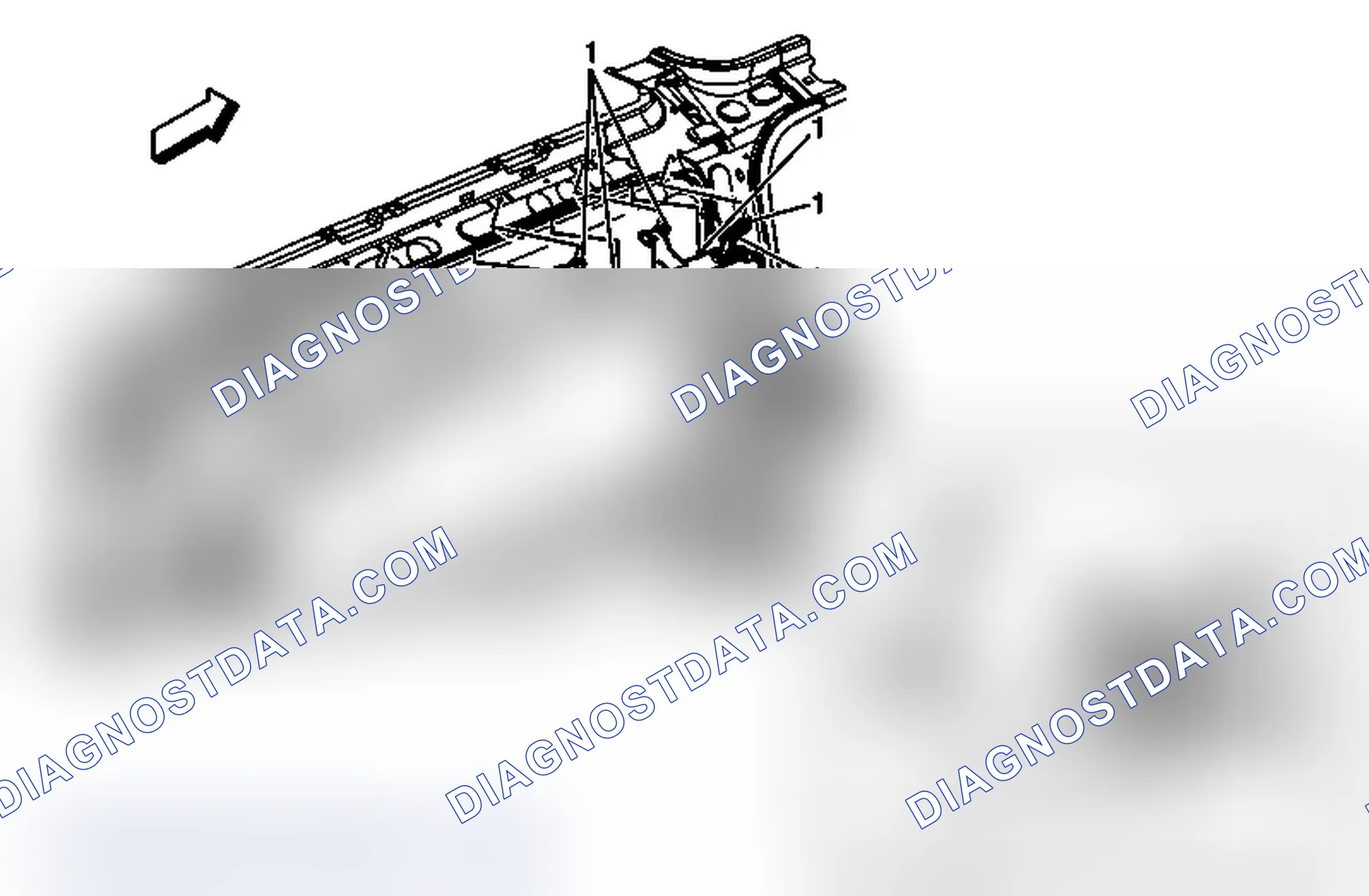 Scheme 25: Roof Side Rail Inflatable Restraint Module Replacement (Rear Left, Extended Wheelbase)