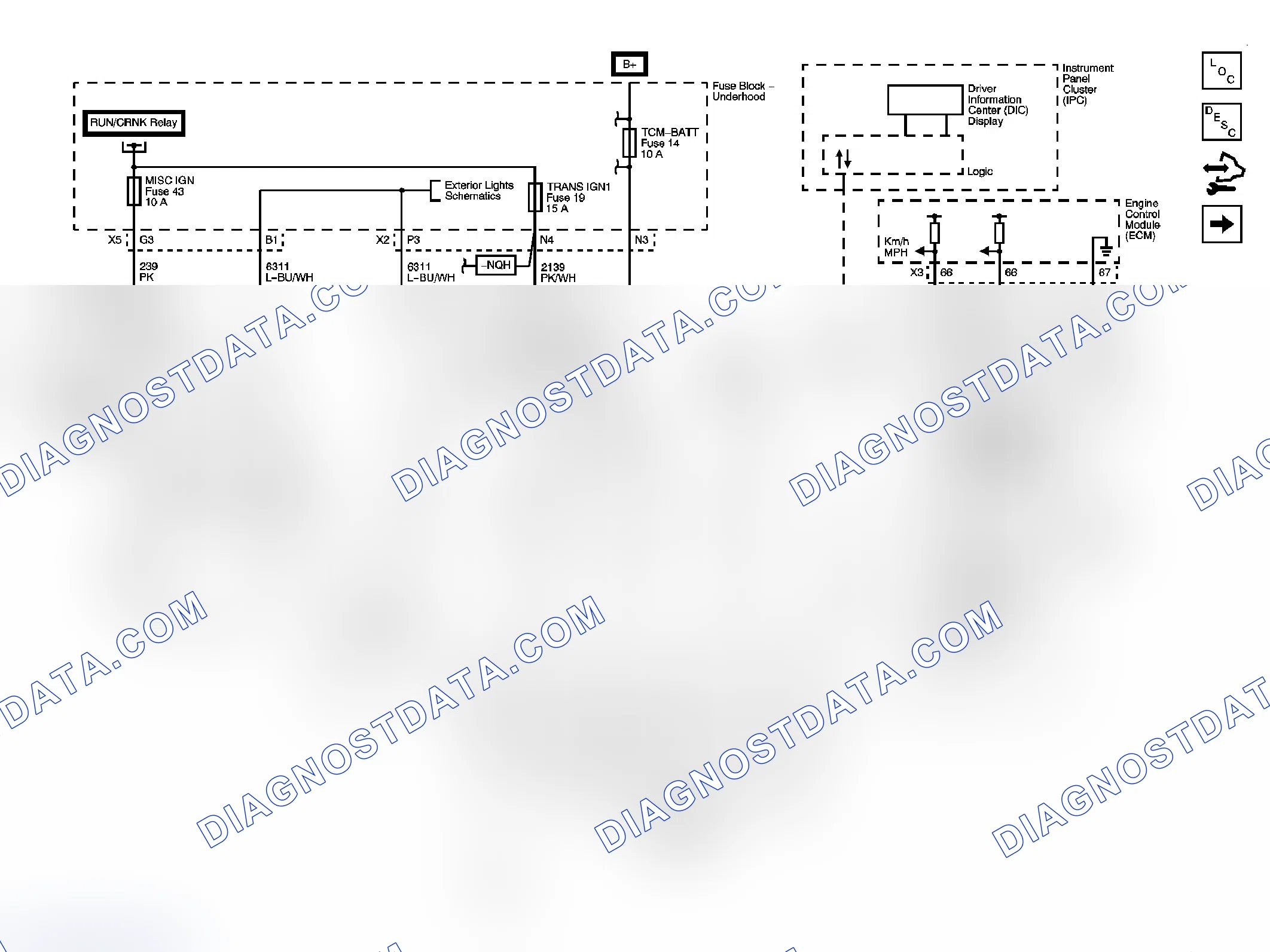 Scheme 1: Automatic Transmission Controls Schematics