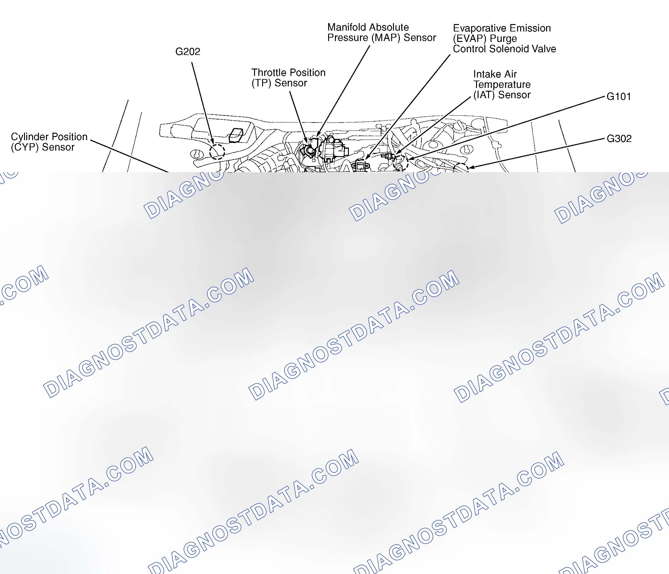 Scheme 1: Engine Compartment (2.3L)