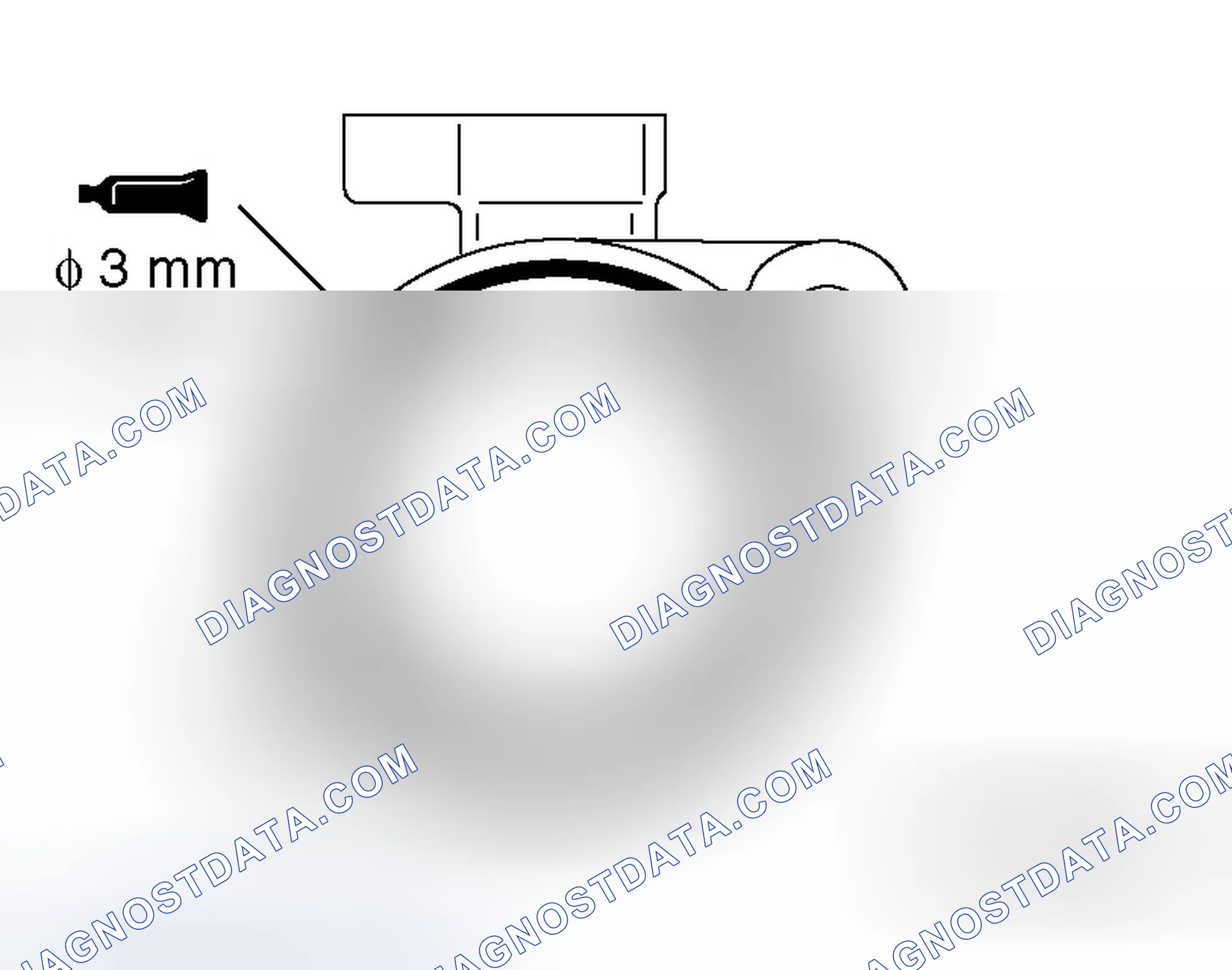 Scheme 38: >> I << CAMSHAFT POSITION SENSOR SUPPORT INSTALLATION