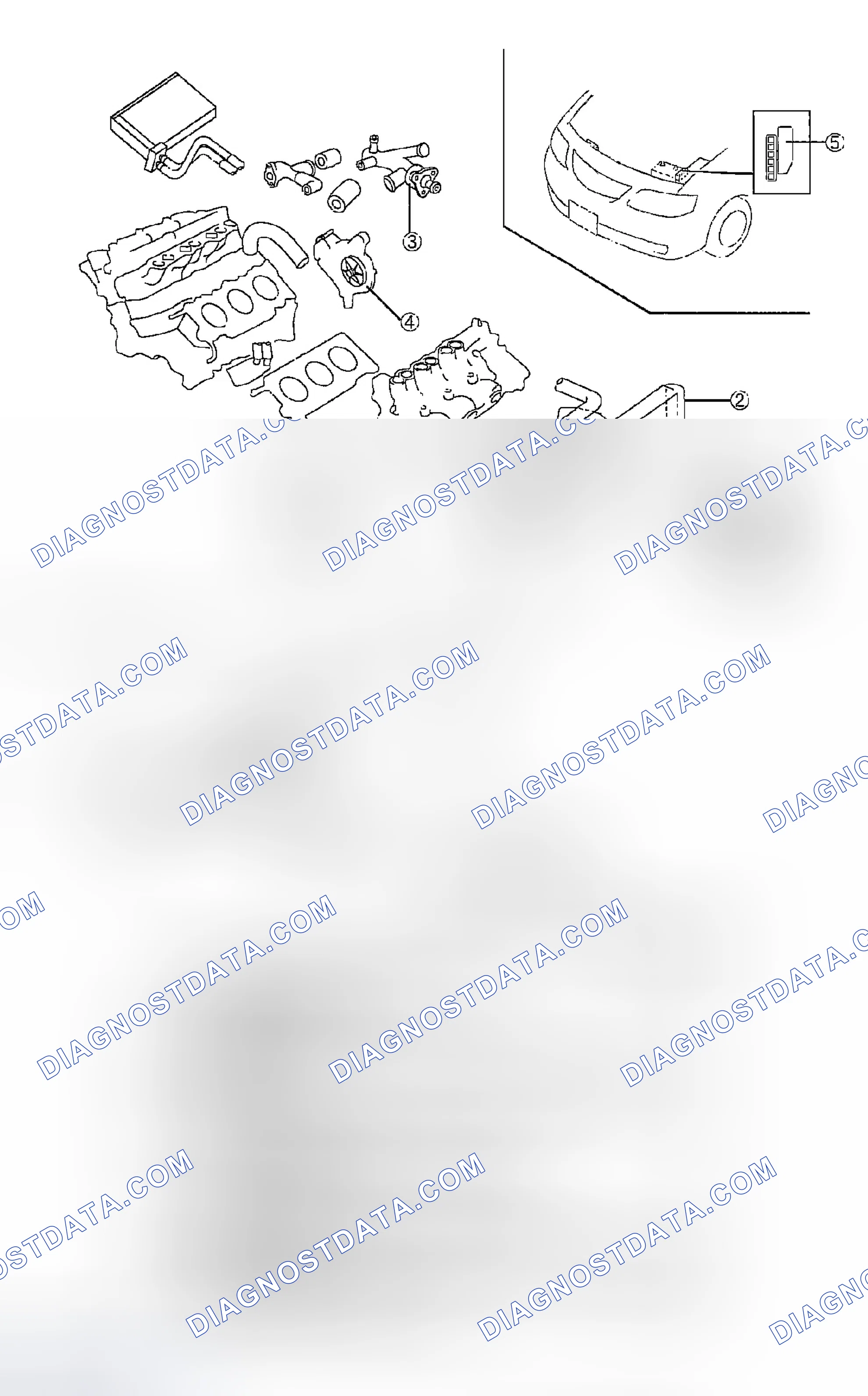 Scheme 5: COOLING SYSTEM LOCATION INDEX