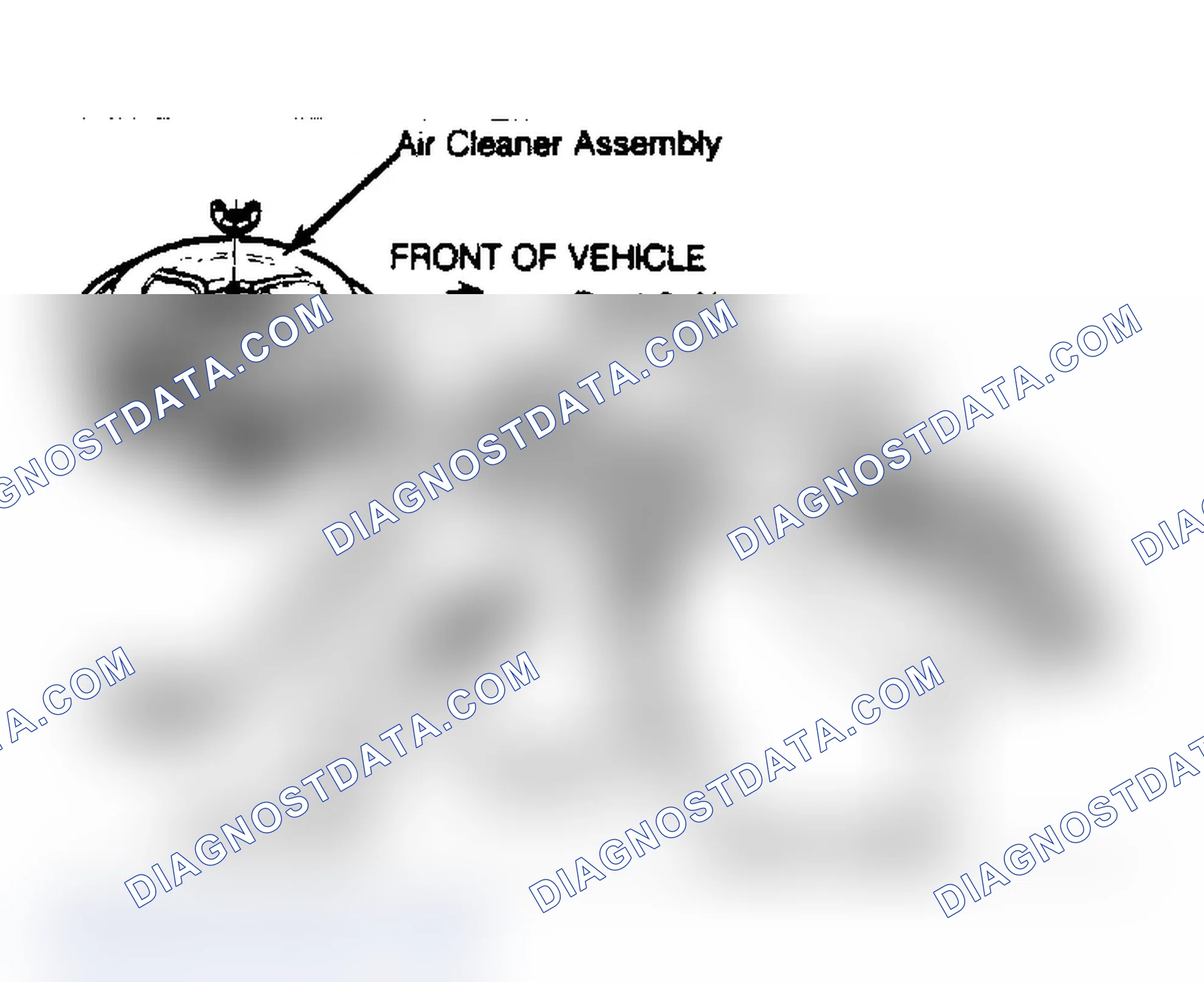 Scheme 63: Exploded View of Thermostatic Air Cleaner Assembly