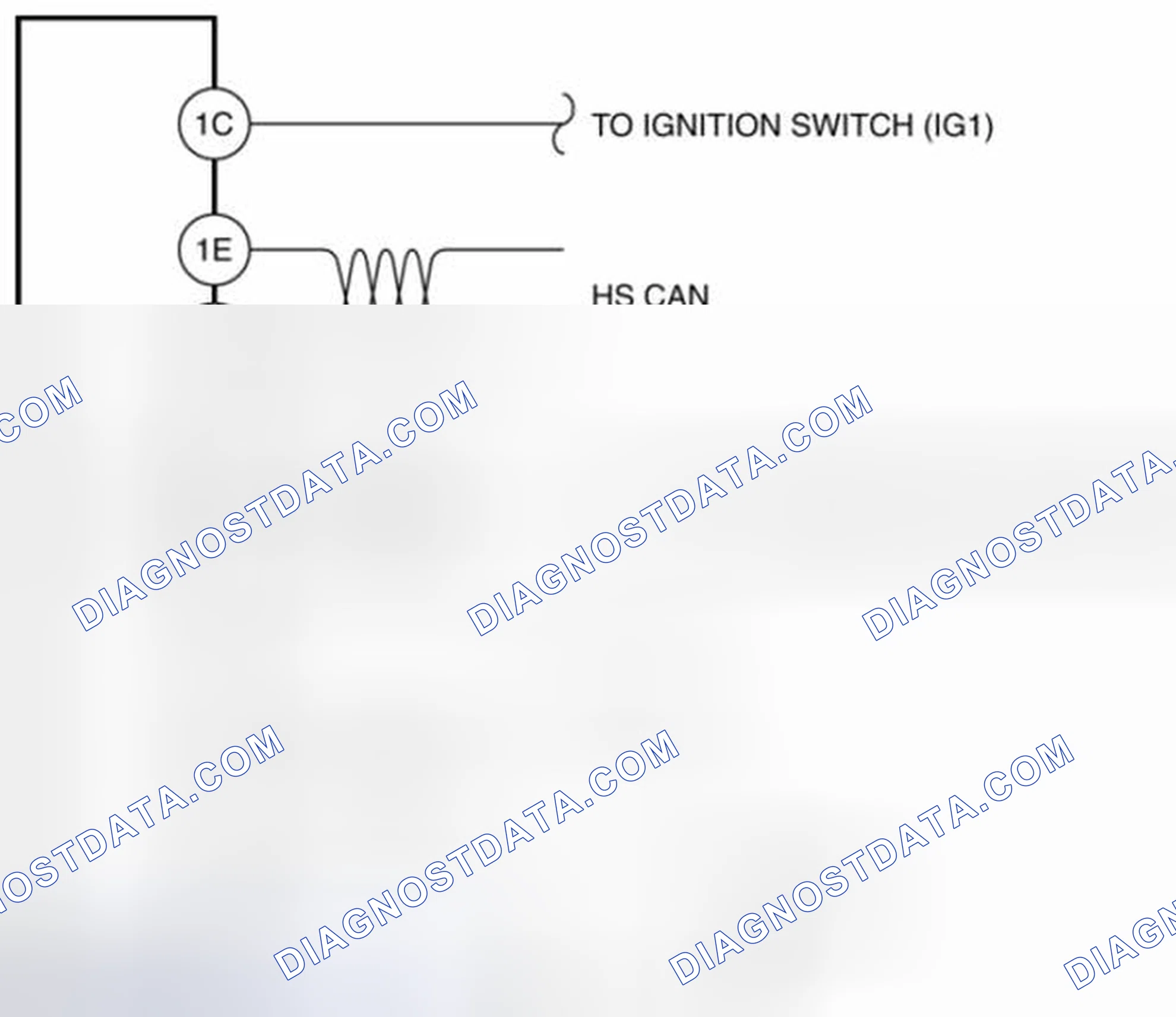 Scheme 1722: Automatic Transaxle On-Board Diagnostic System - Wiring Diagram (FW6A-EL)