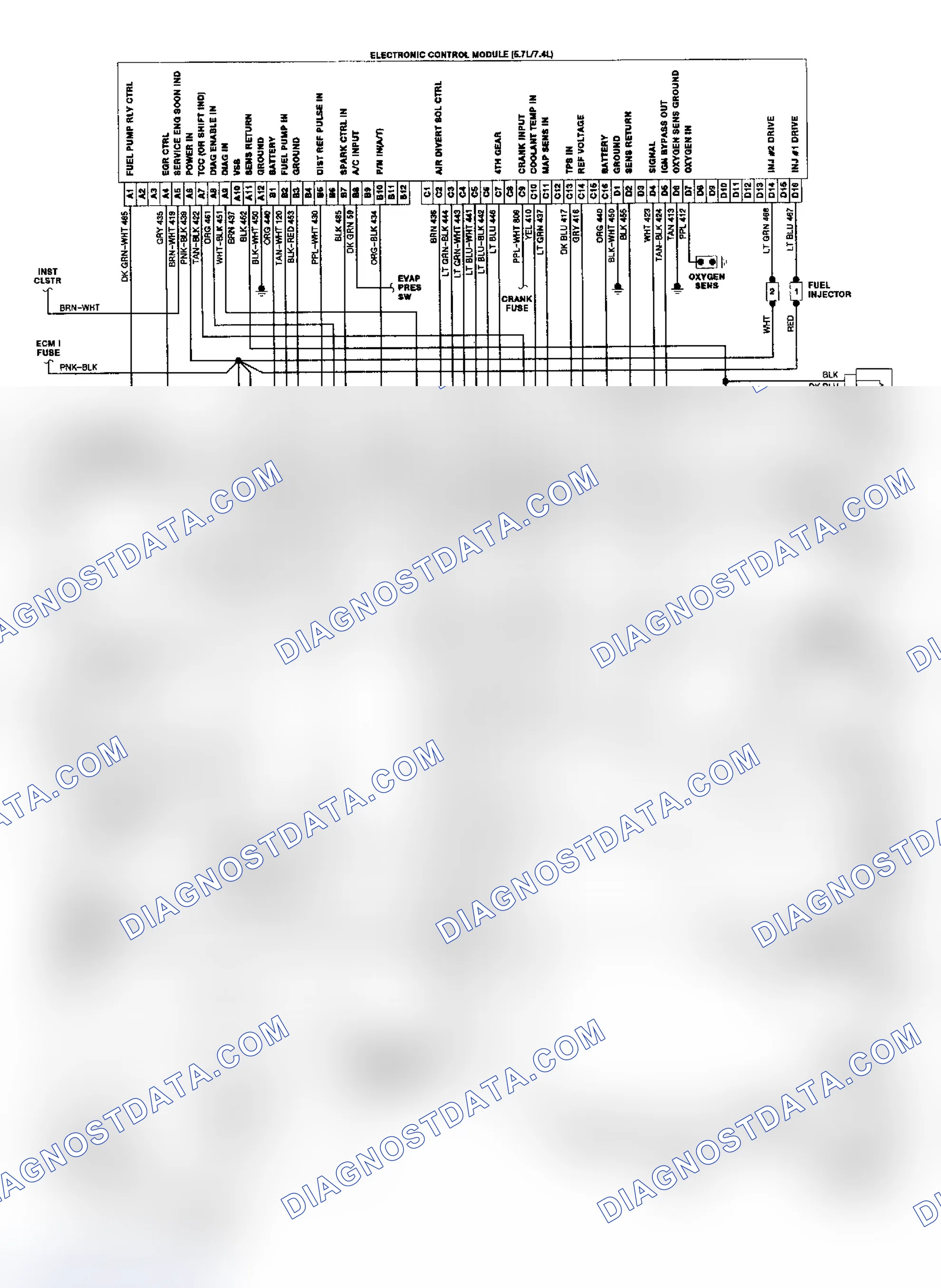 Scheme 20: "R" & "V" Series TBI/CCC Wiring Diagram