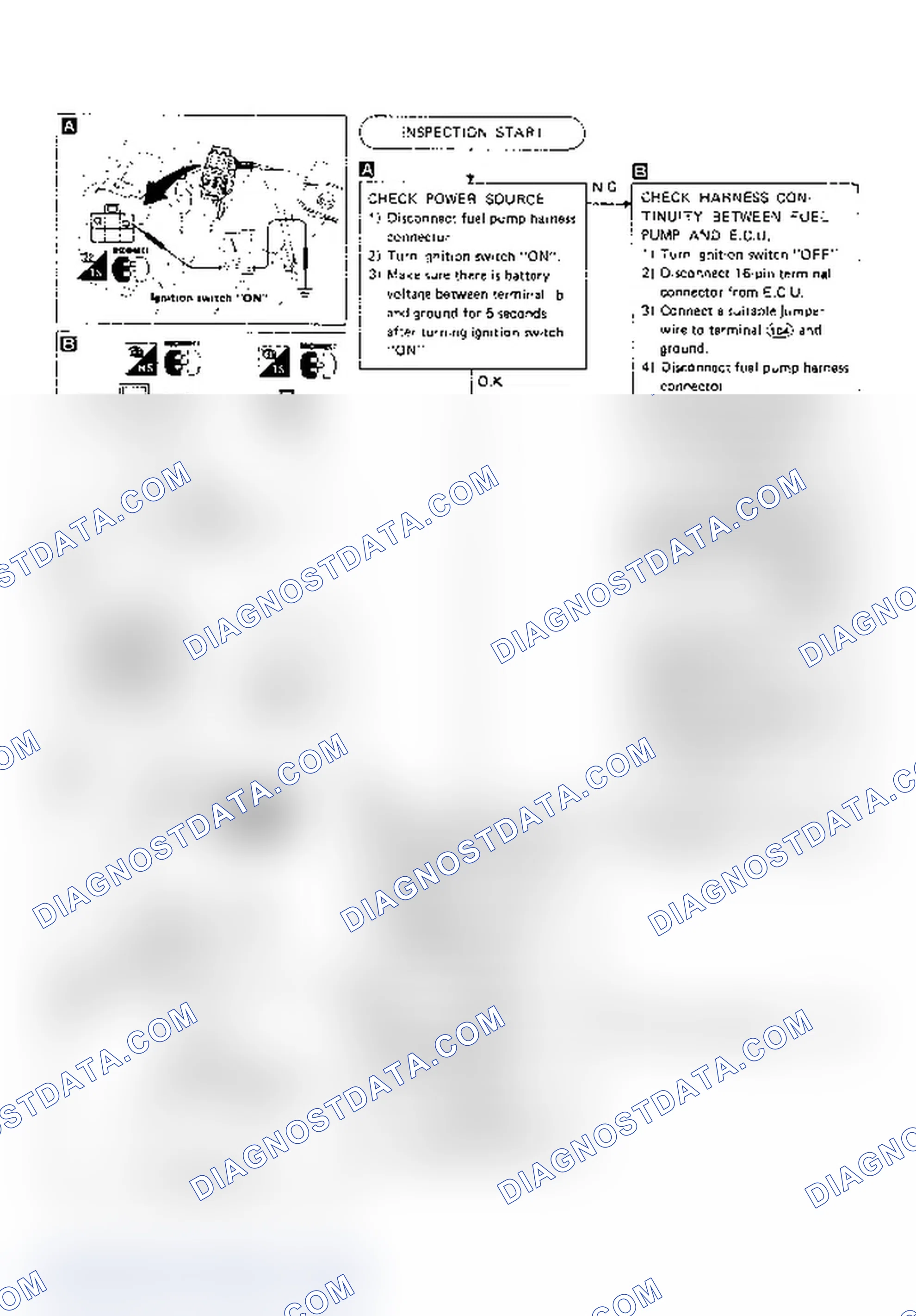 Scheme 69: Pulsar NX SE Fuel Pump (Non-Diagnostic Item) Test JJ