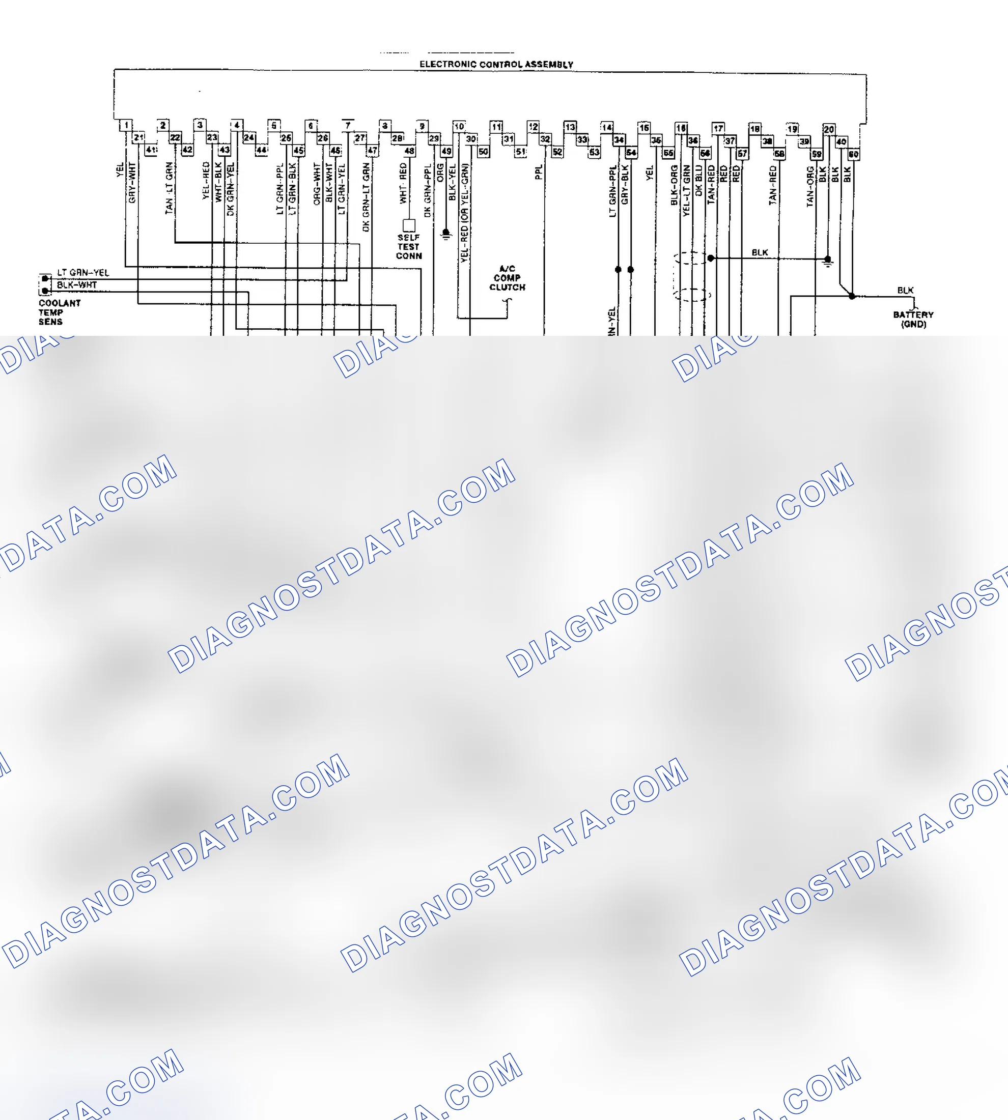 Scheme 8: Merkur EEC-IV Wiring Diagram
