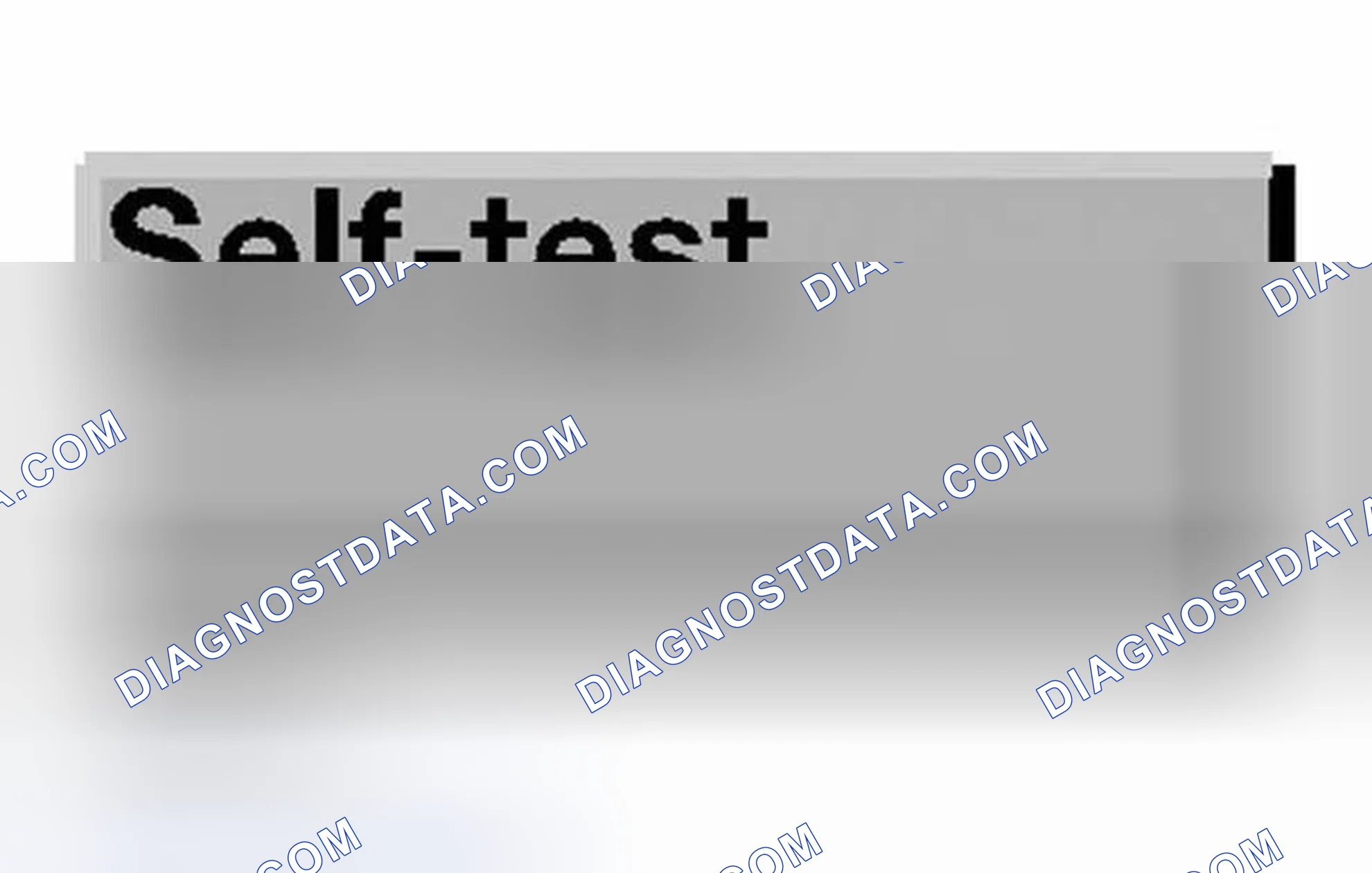 Scheme 570: Identifying Self Test