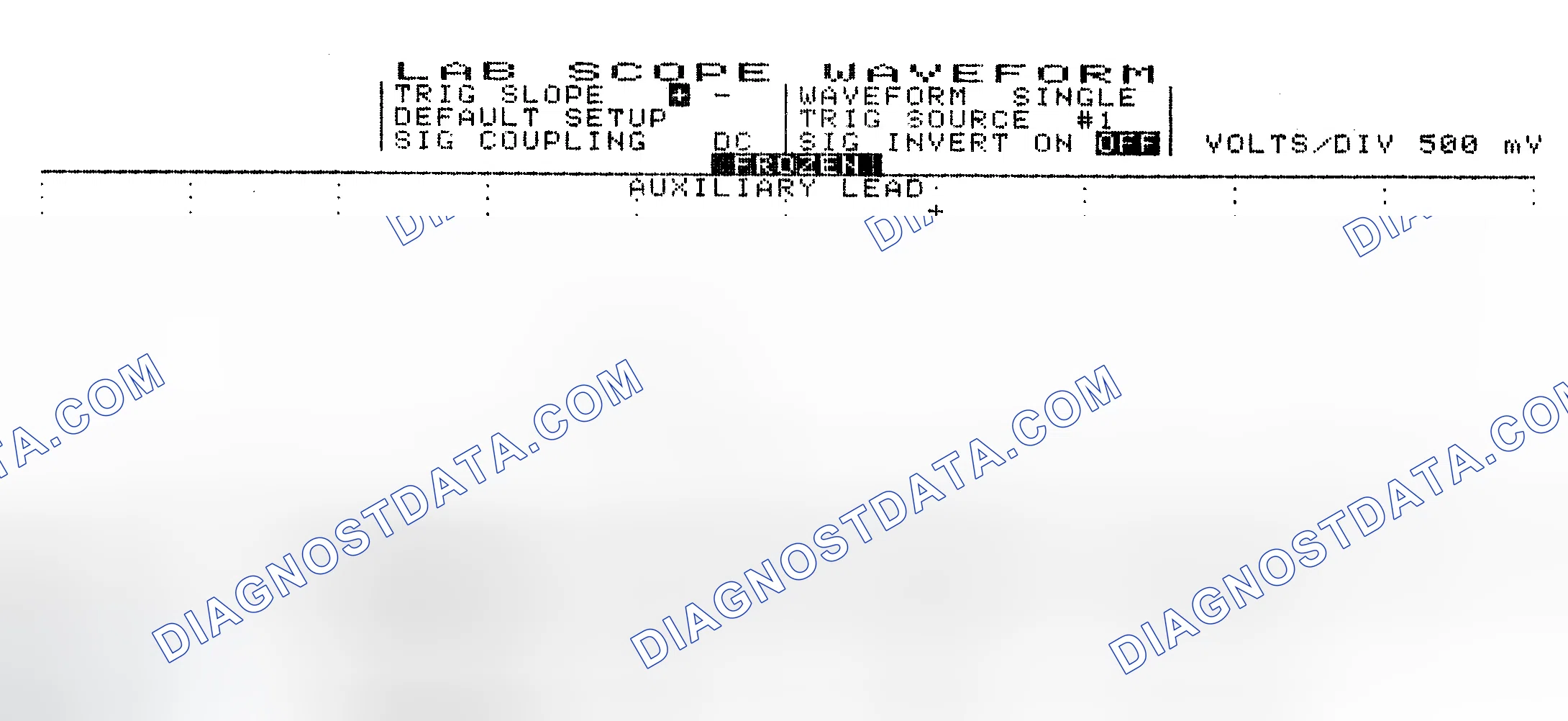 Scheme 10: Single Injector w/Excessive Current Flow - Current Pattern
