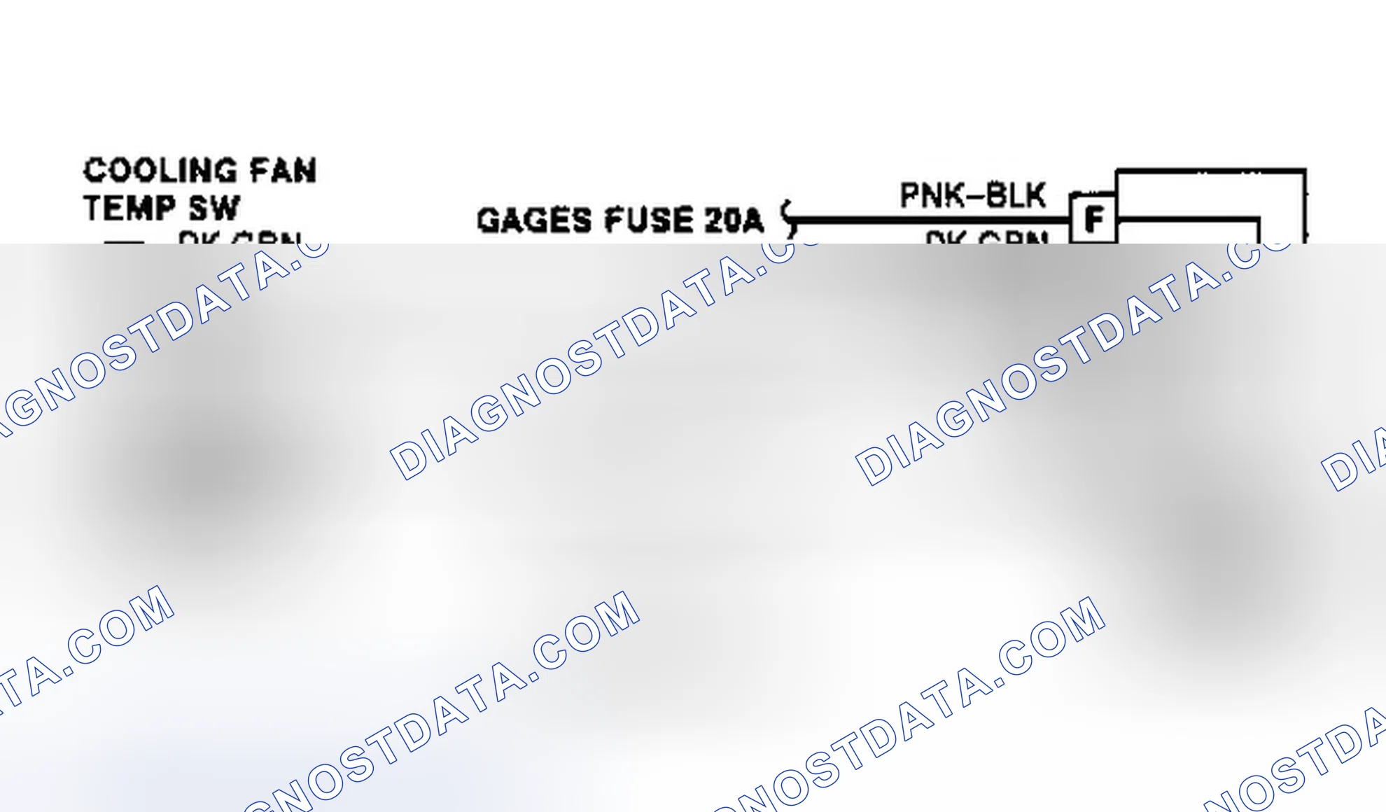 Scheme 5: Cooling Fan Circuit Wiring Diagram (G Series)