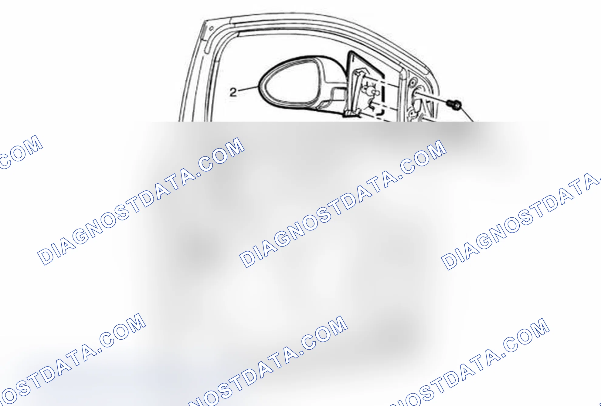 Scheme 4: Outside Rearview Mirror Replacement (Manual)