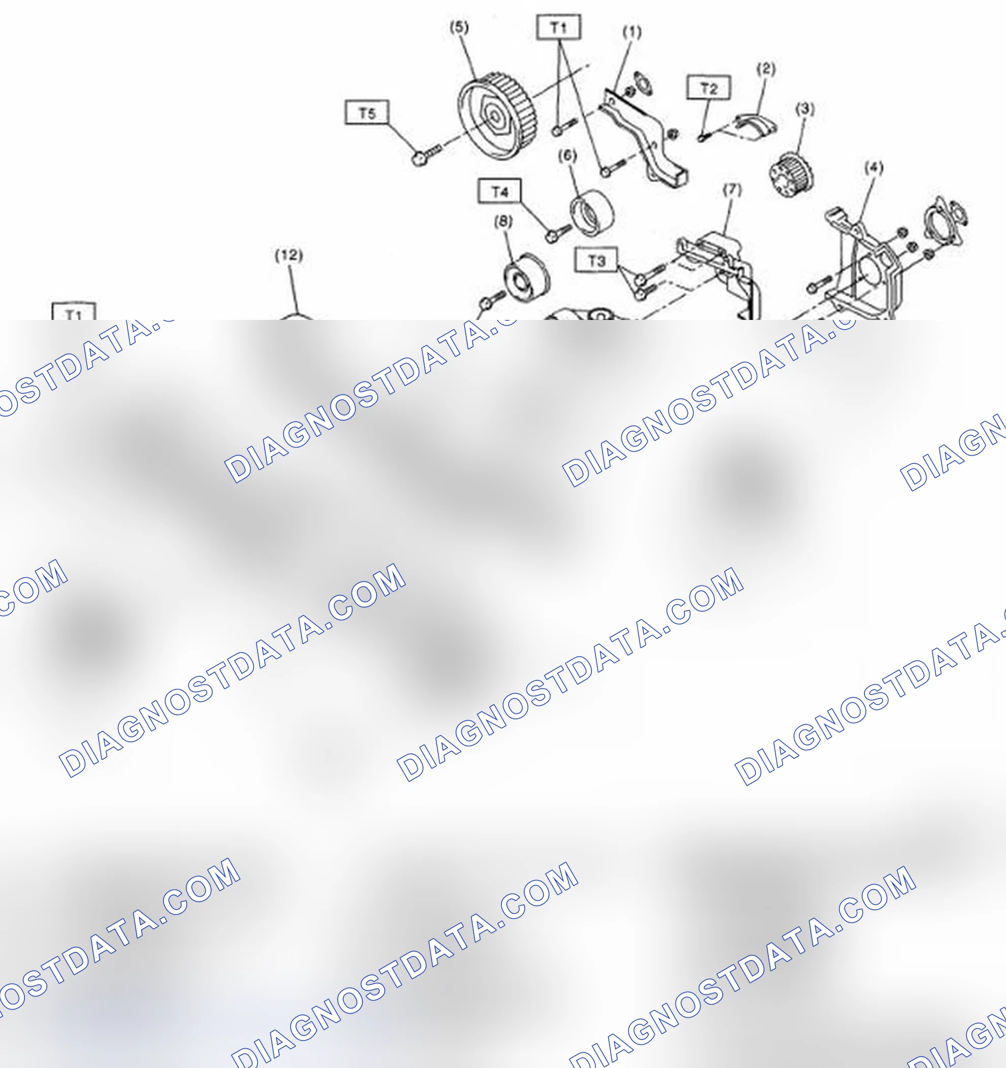 Scheme 41: Exploded View Of Timing Belt With Torque Specifications