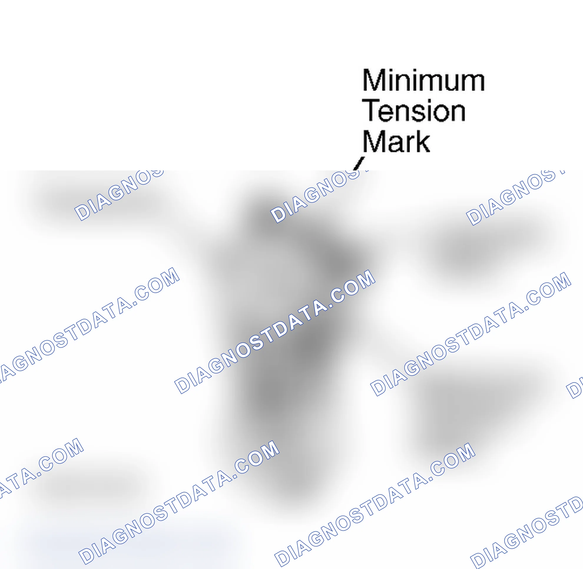 Scheme 10: LOCATING TENSIONER WEAR INDICATOR (1999 4.6L, 5.4L & 6.8L)