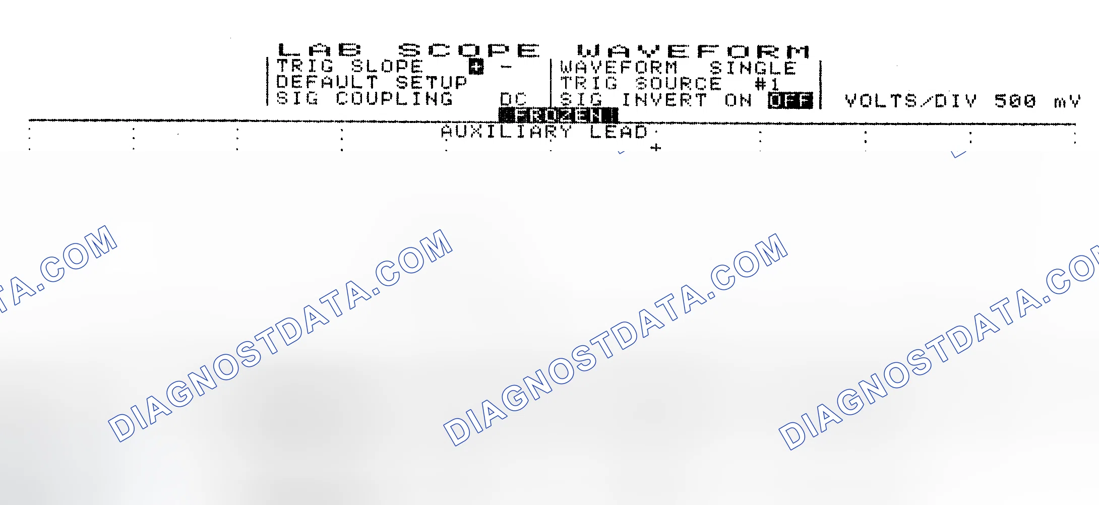 Scheme 10: Single Injector w/Excessive Current Flow - Current Pattern