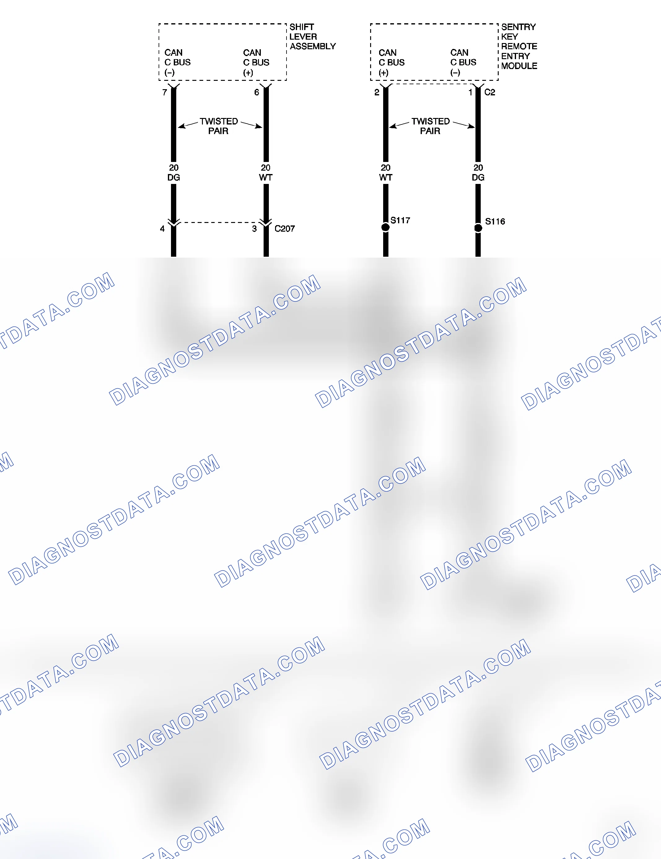Scheme 261: P0600-LOST COMM WITH ELECTRIC GEAR SHIFT MODULE (SLA)