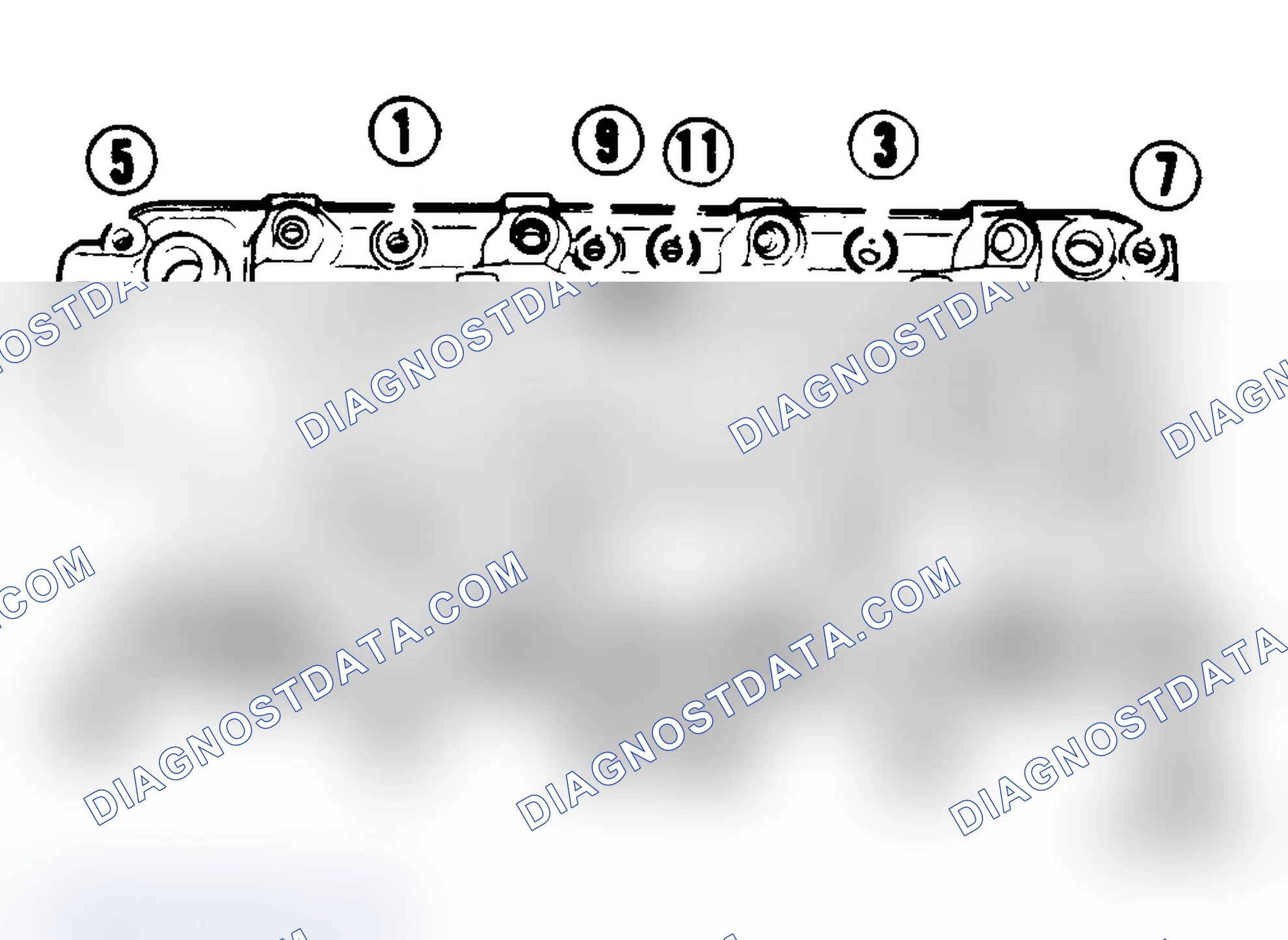 Scheme 17: 5.0L Intake Manifold Bolt Tightening Sequence