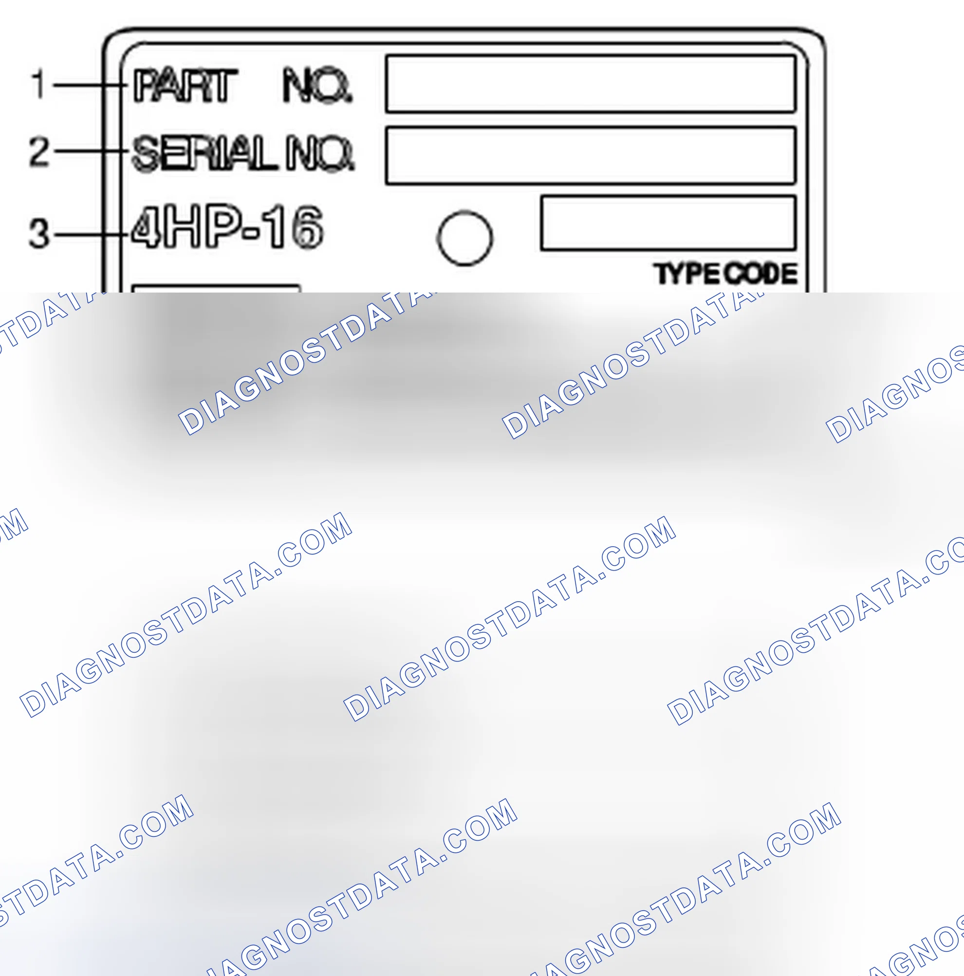 Scheme 93: Transaxle Identification Information