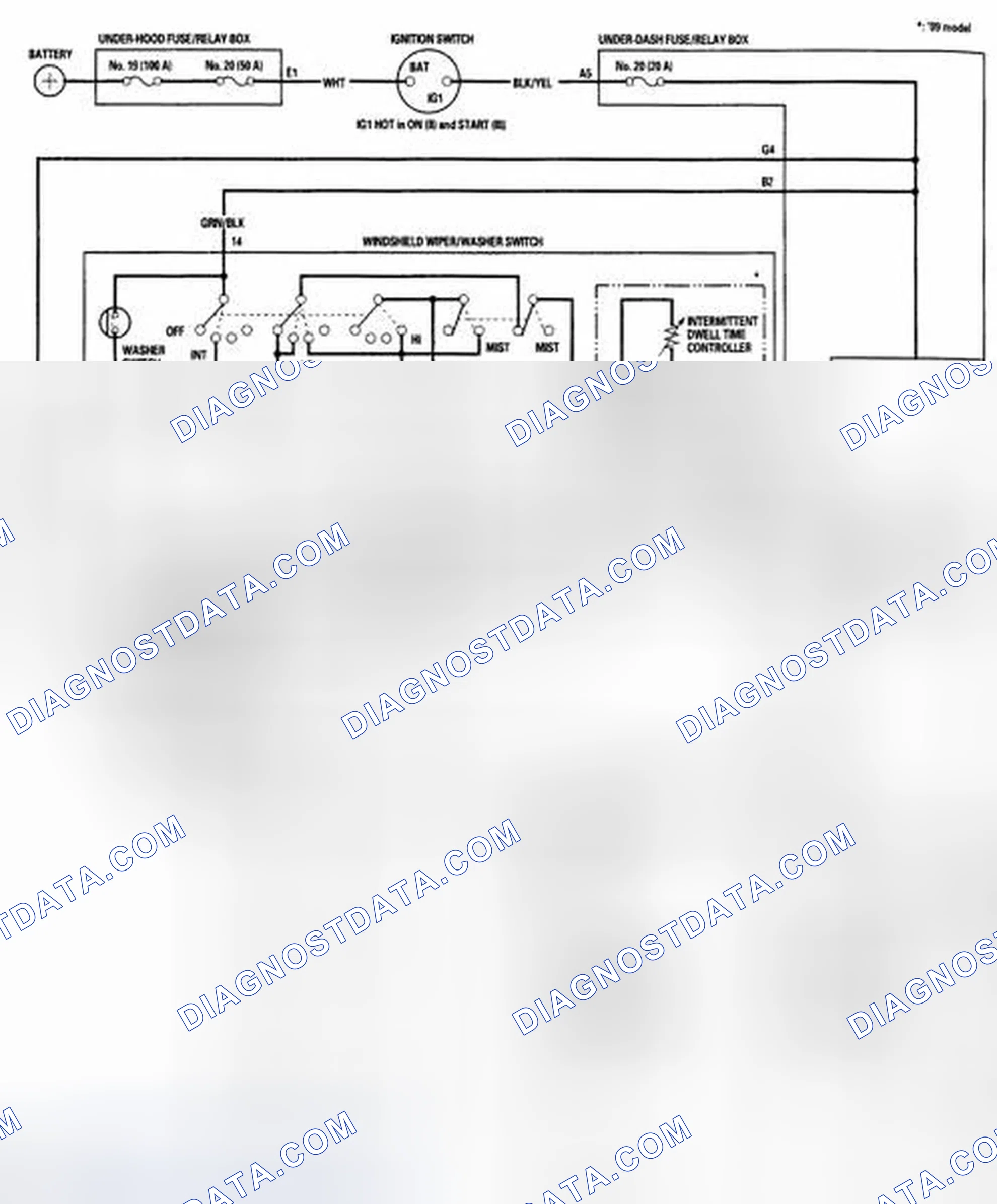 Scheme 3: Circuit Diagram - Windshield