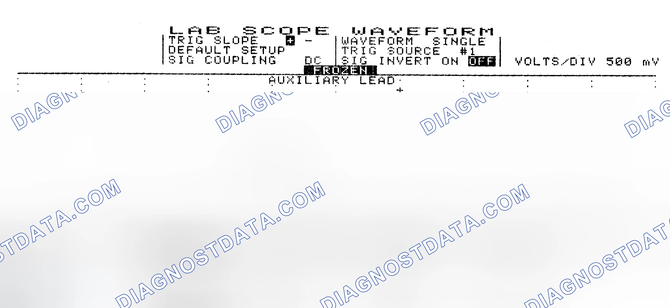 Scheme 10: Single Injector w/Excessive Current Flow - Current Pattern