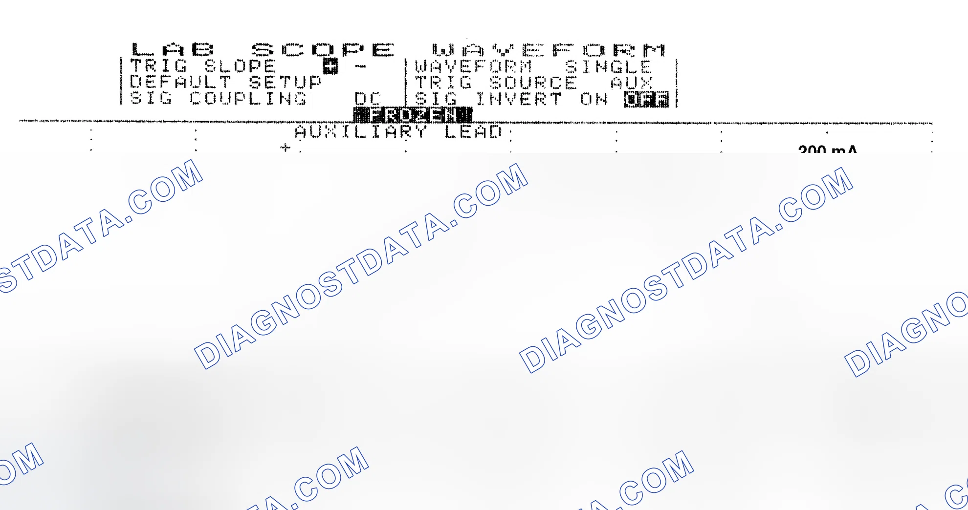 Scheme 13: Single Injector w/Normal Current Flow - Current Pattern