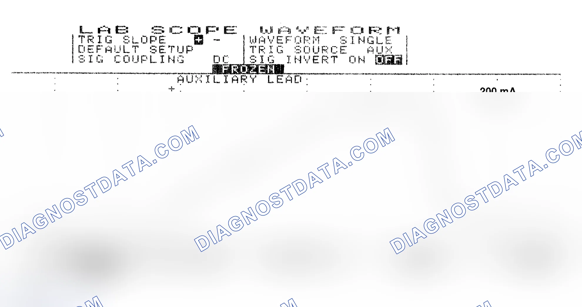 Scheme 13: Single Injector w/Normal Current Flow - Current Pattern