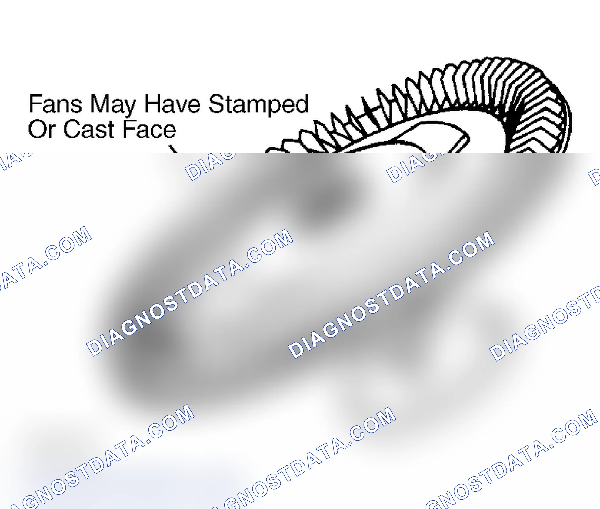 Scheme 7: Thermostatically Controlled Fan Assembly Shown with stamped face and bi-metallic coil spring.