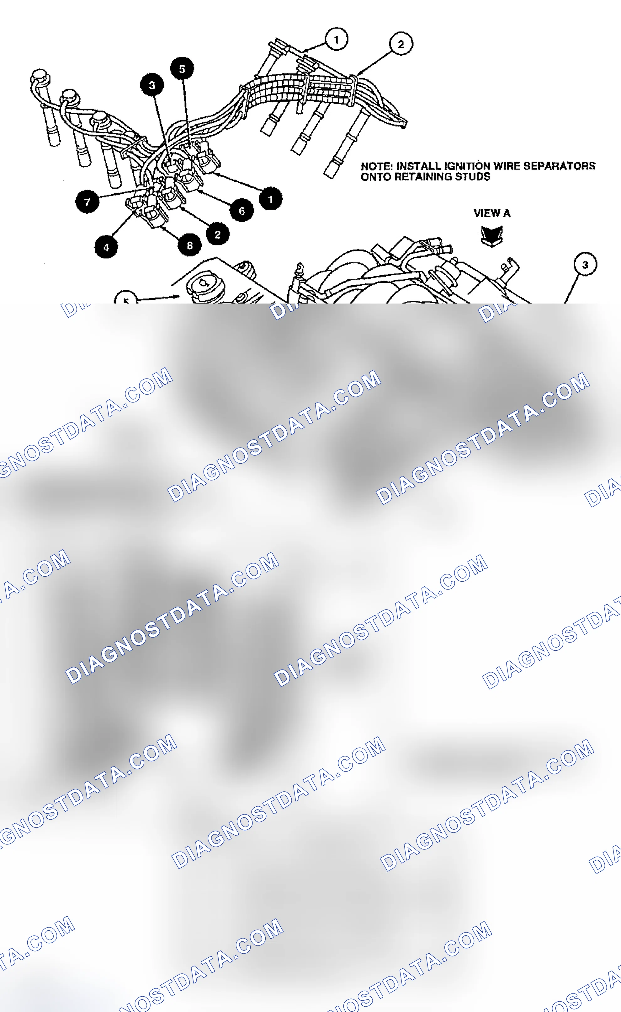 Scheme 2: Identifying Spark Plug Wire Routing (Continental)