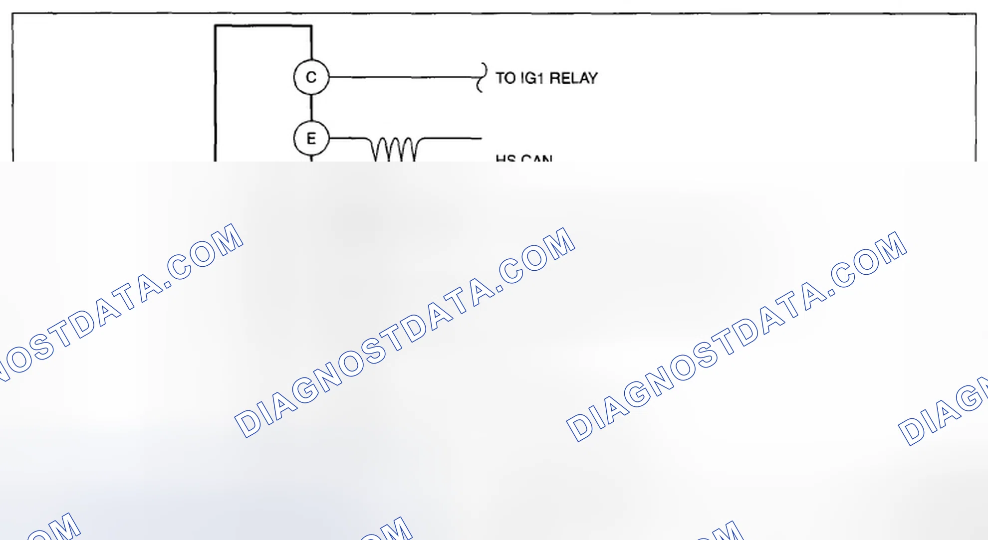 Scheme 1067: On Board Diagnostic System - Wiring Diagram