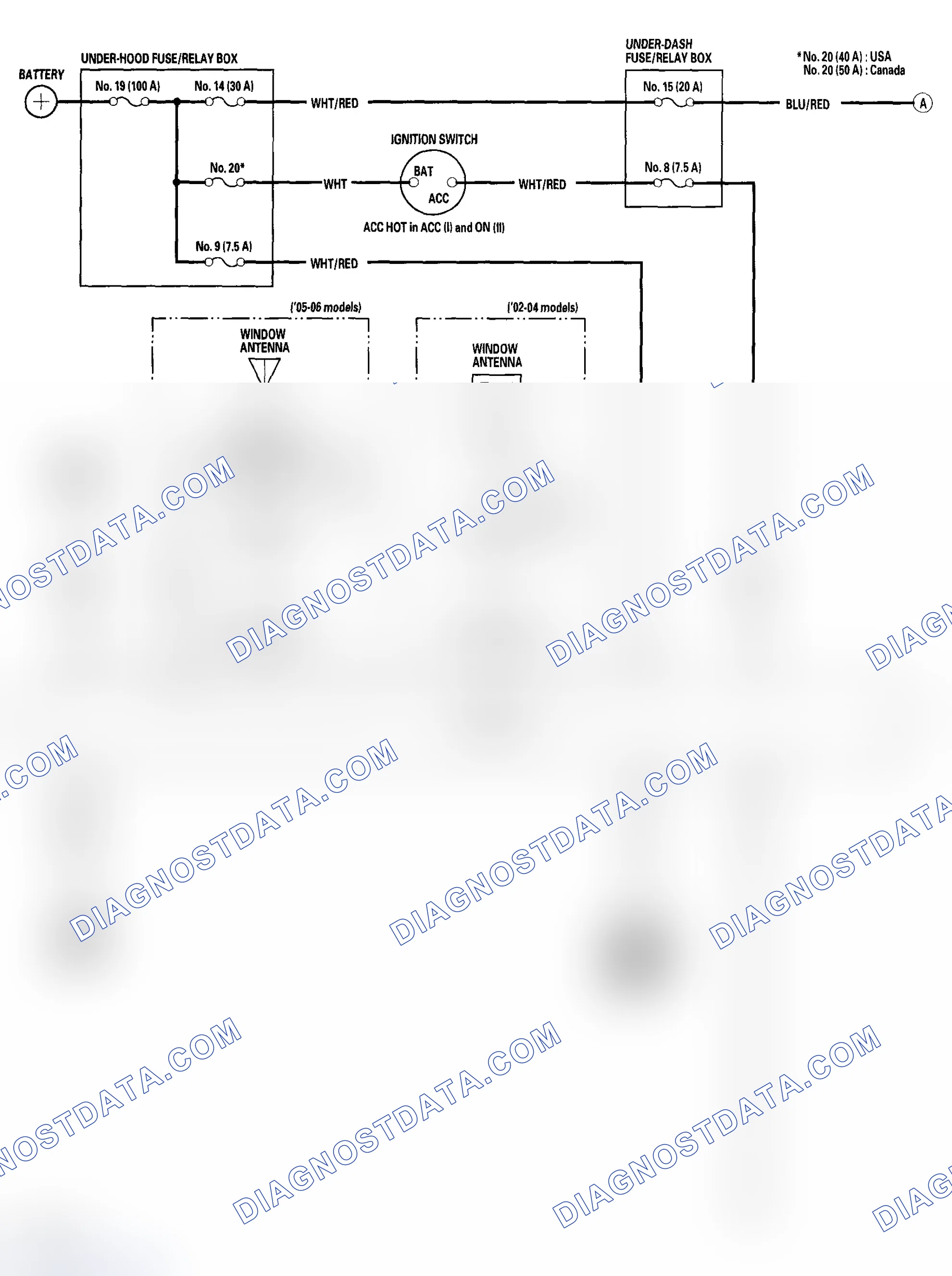 Scheme 2: Circuit Diagram - With BOSE Sound System