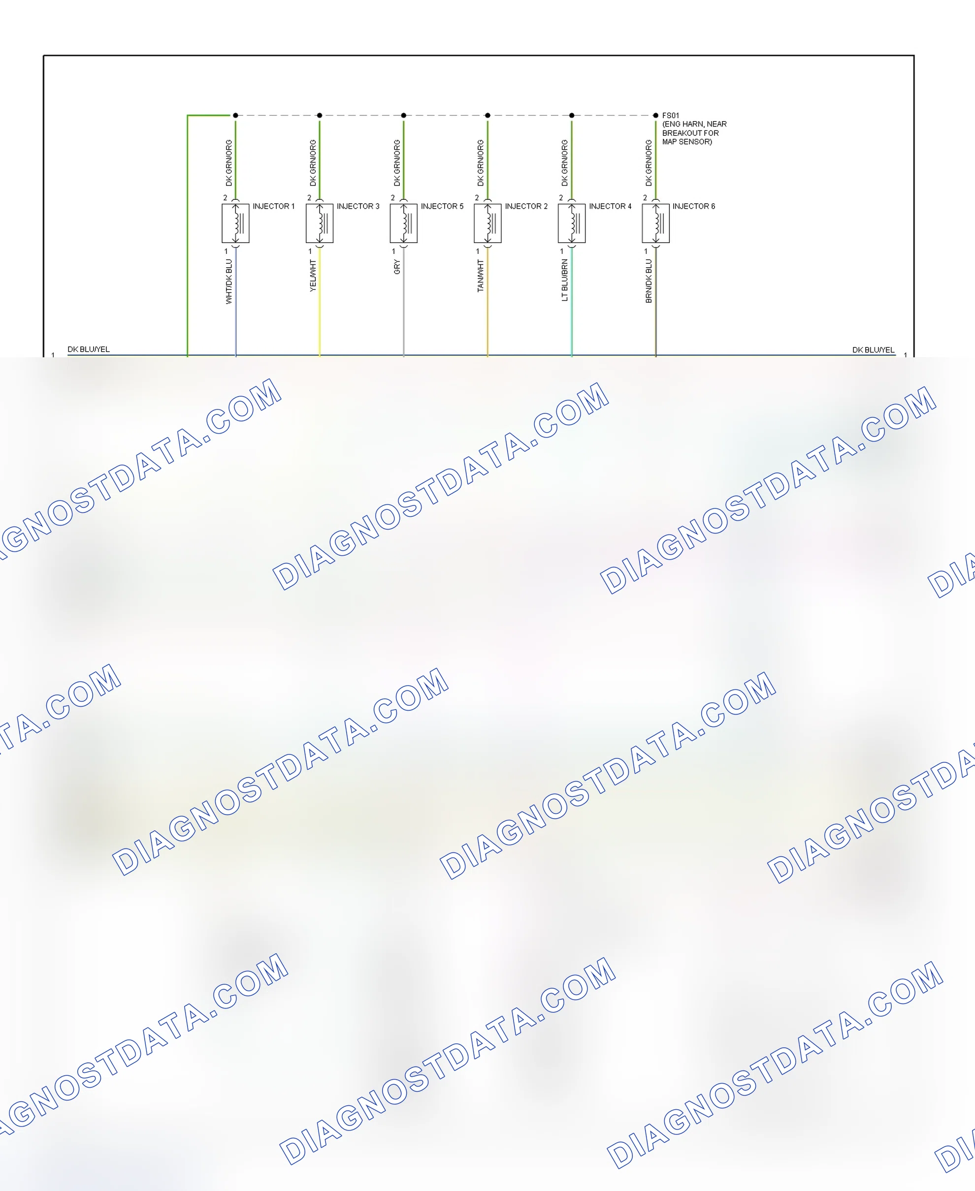 Scheme 14: PCM Wiring Diagram (Caravan & Voyager - 3.0L - 2 Of 3)