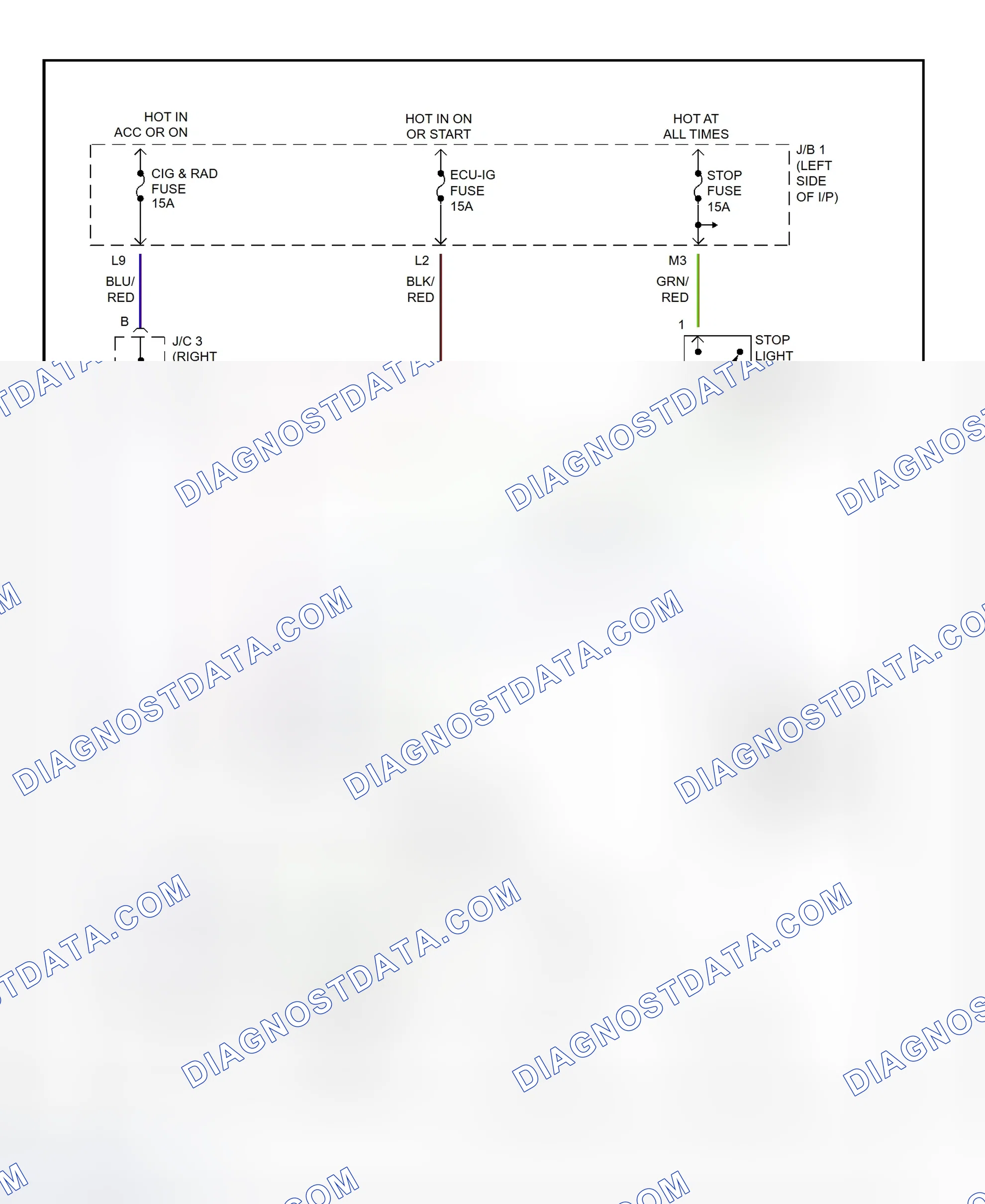 Scheme 11: Shift Interlock System Wiring Diagram (1995-96 Camry)