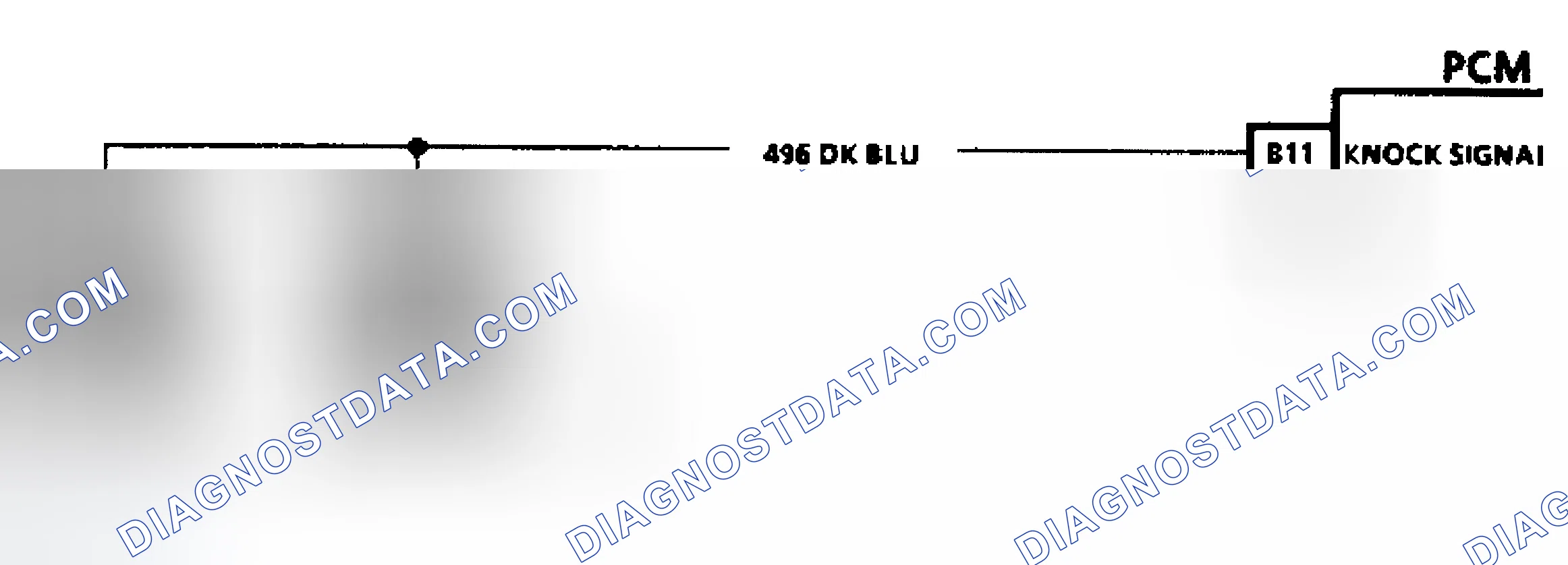 Scheme 121: Code 43 Schematic (Dual Sensors) Knock Sensor W/O Spark Module