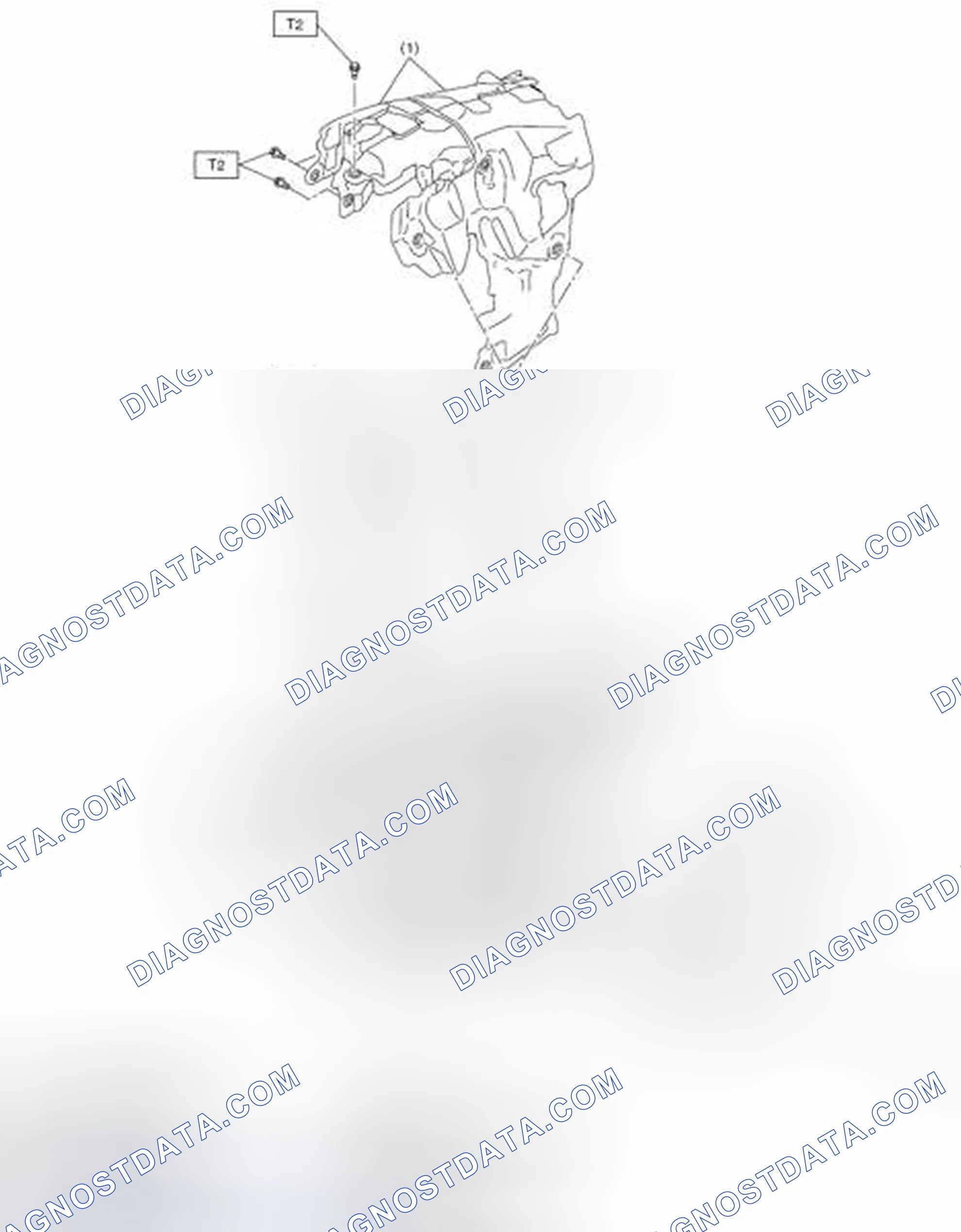 Scheme 486: TRANSMISSION HARNESS AND SENSOR