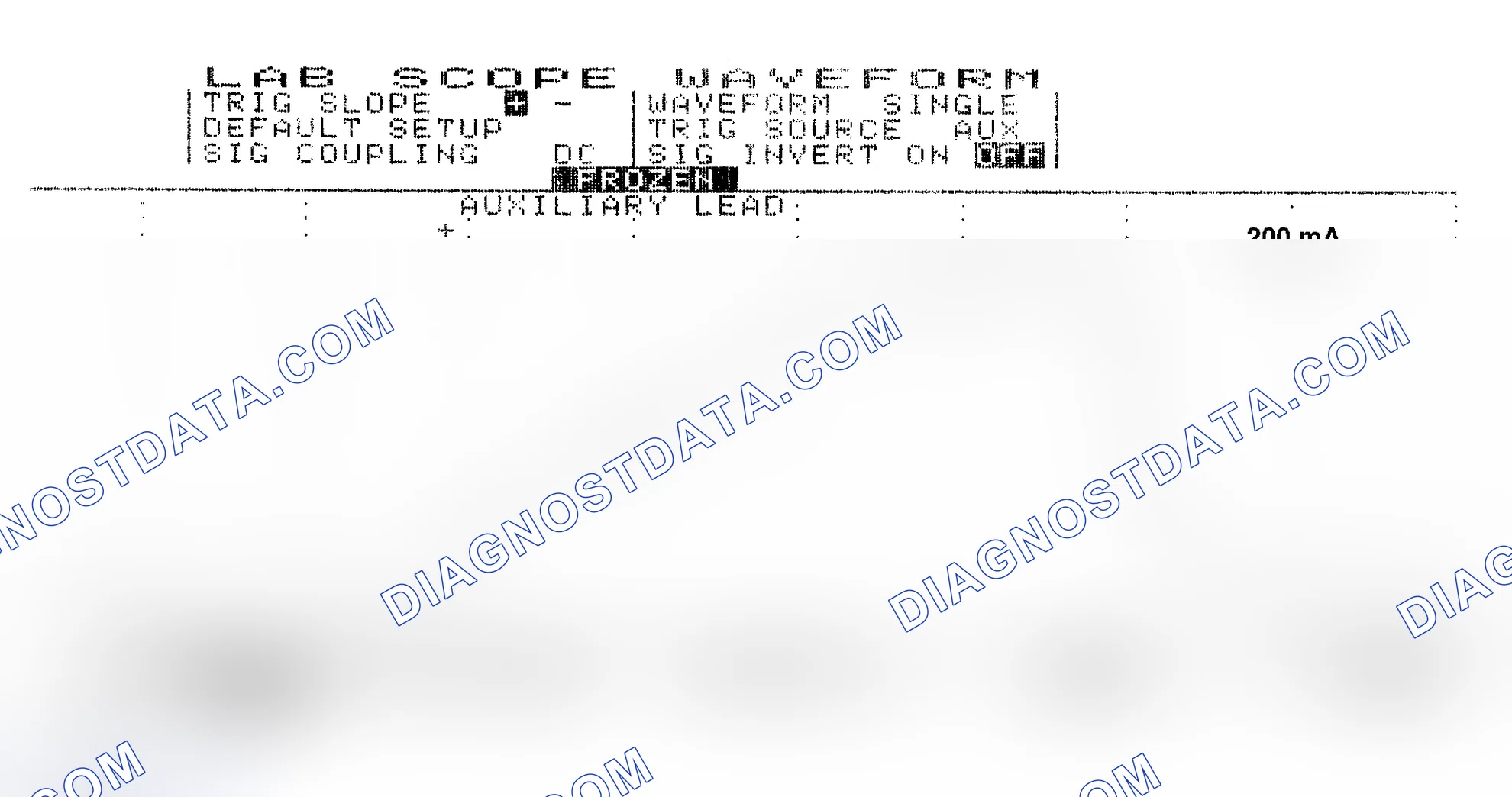 Scheme 13: Single Injector w/Normal Current Flow - Current Pattern