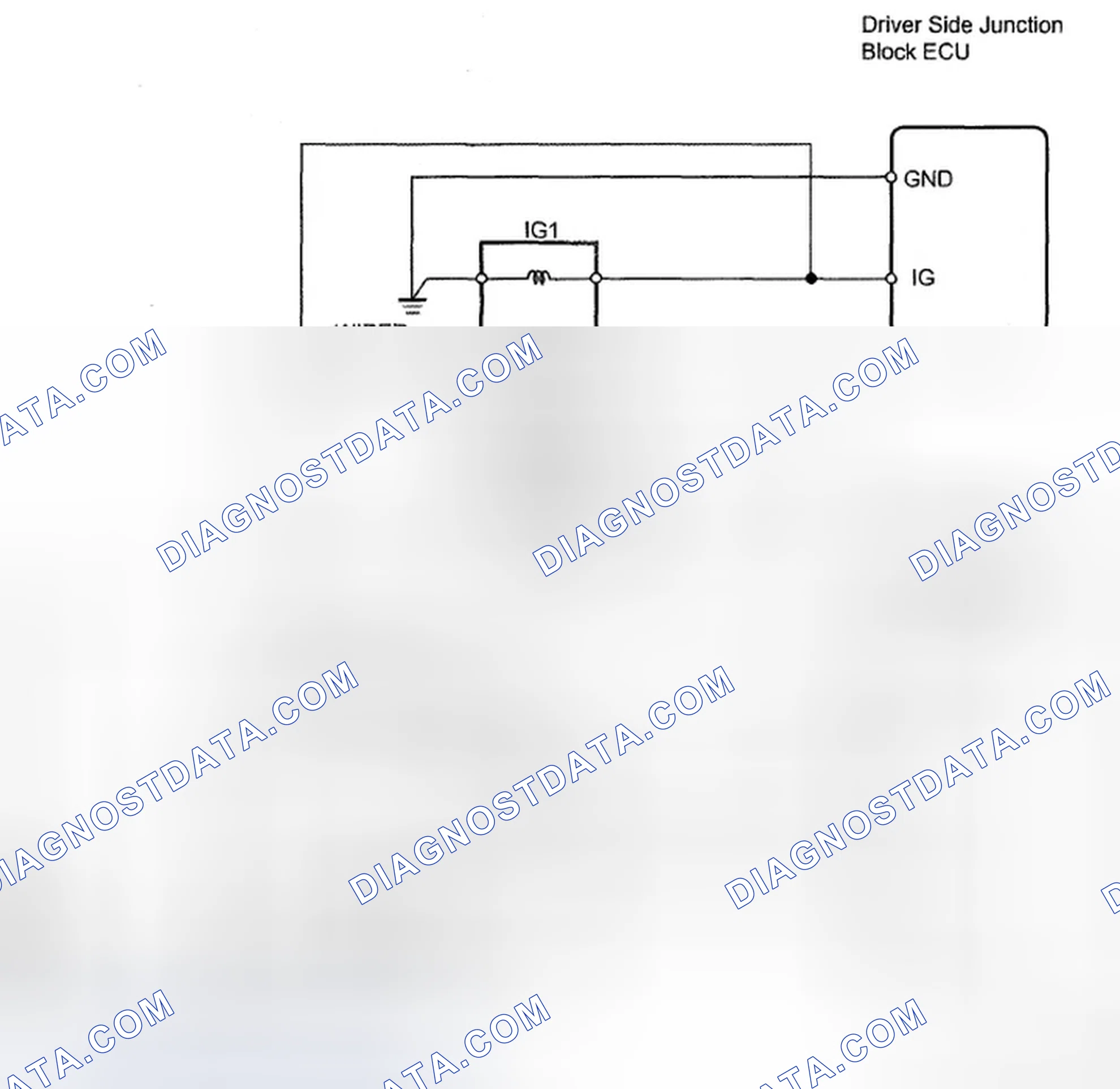 Scheme 1: Front Wiper Motor - Wiring Diagram