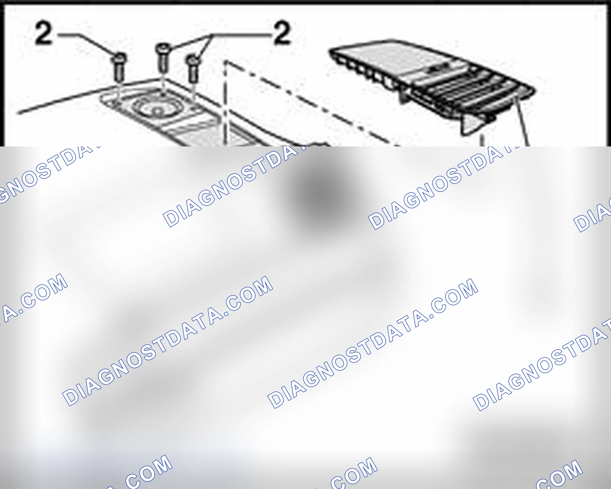 Scheme 148: Removing left and right instrument panel speaker