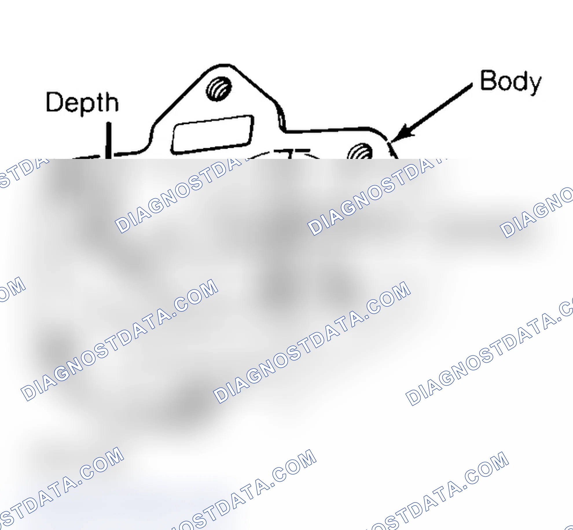 Scheme 35: Measuring Oil Pump Gear Cavity