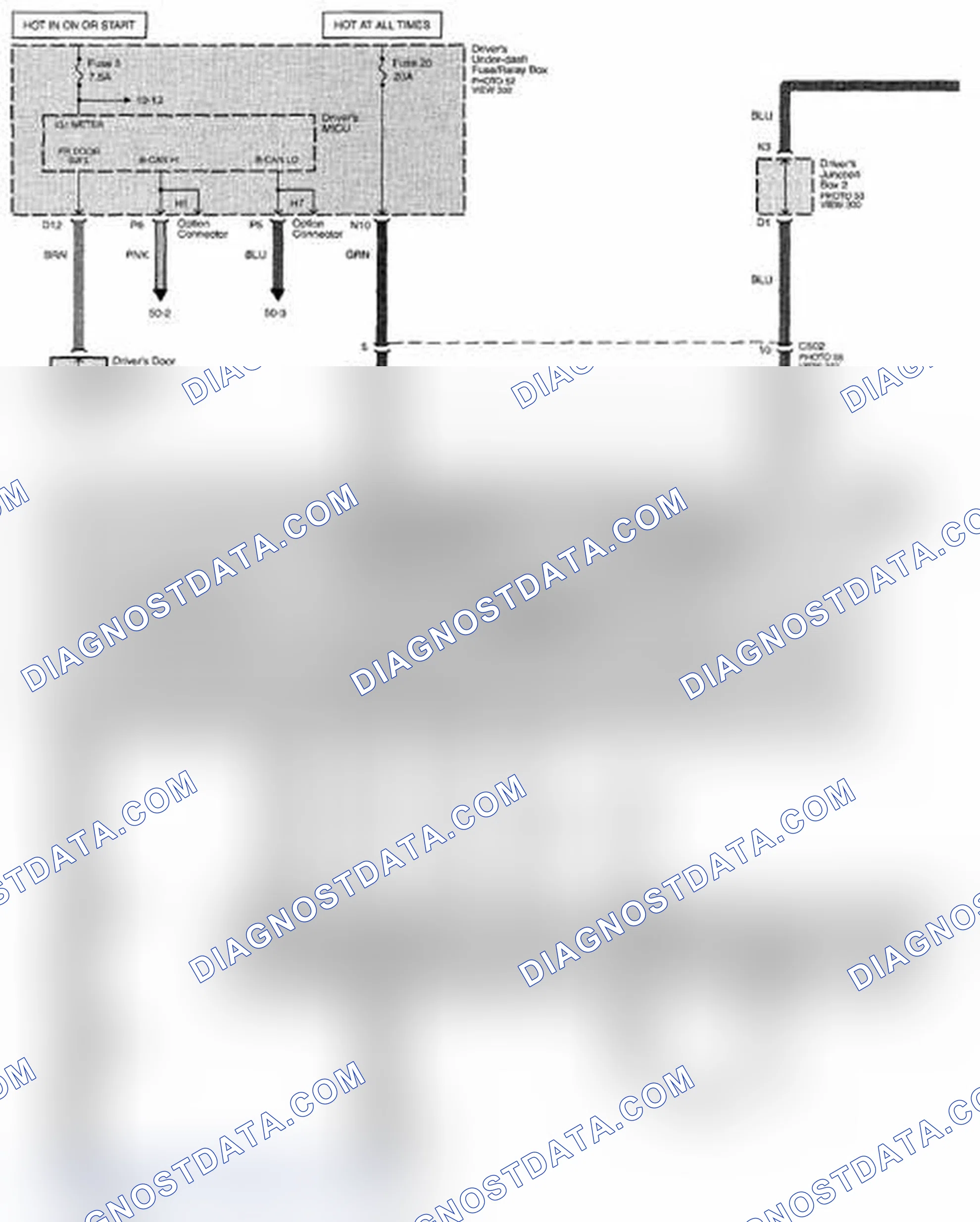 Scheme 264: Moonroof Circuit Diagram (Page 122)