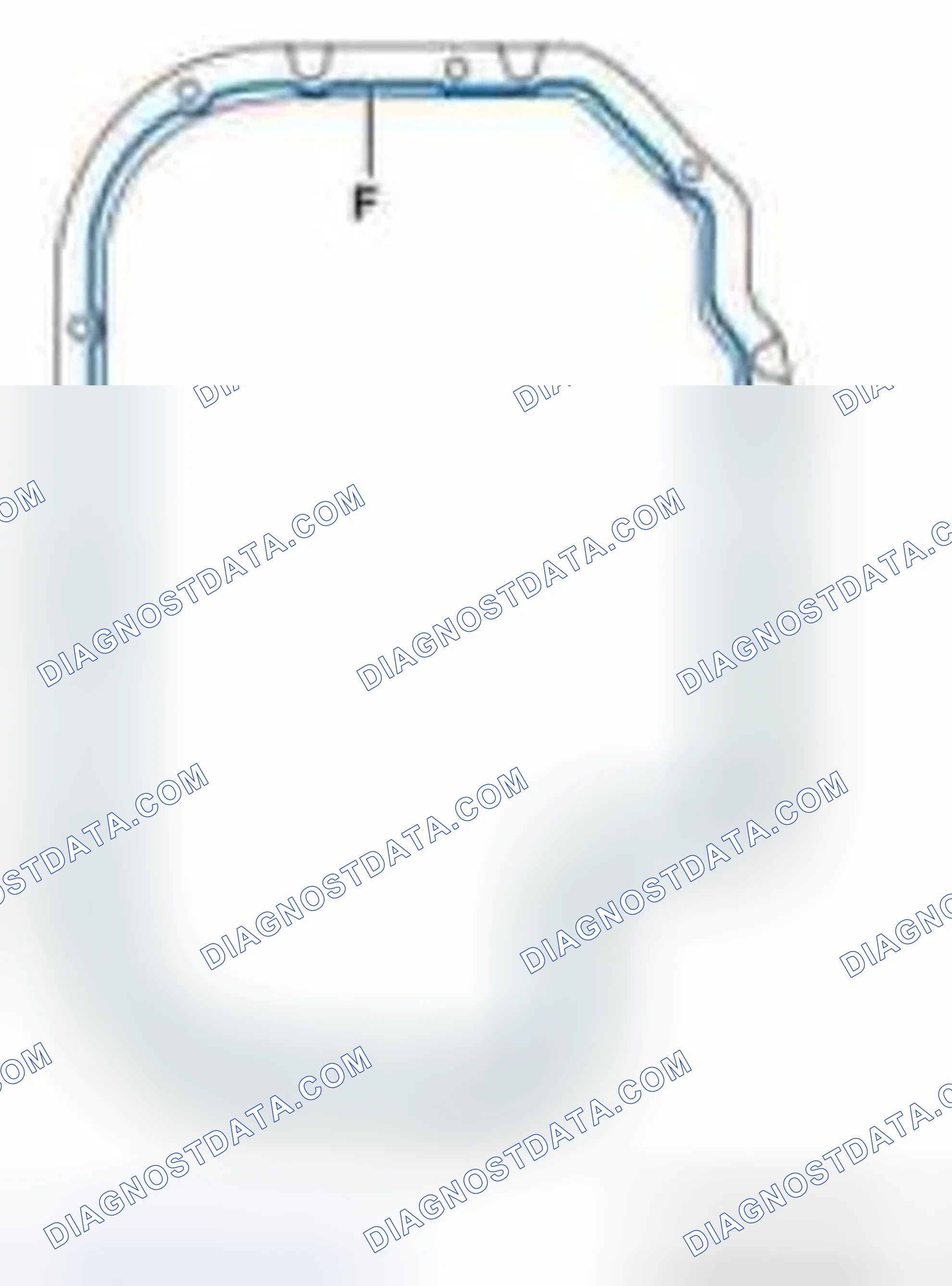 Fig. 25: Identifying Application Of Sealing Compound To Bottom Part Of Oil Pan - Engines 113.941/942/960/962/965/981/982/993
