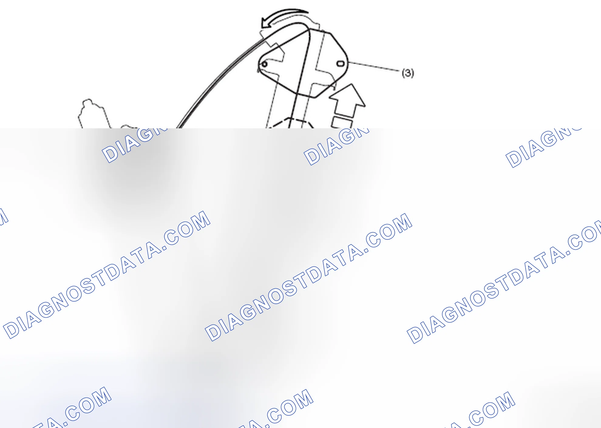 Scheme 2: Power Window Operation Diagram (Glass Moving Up)