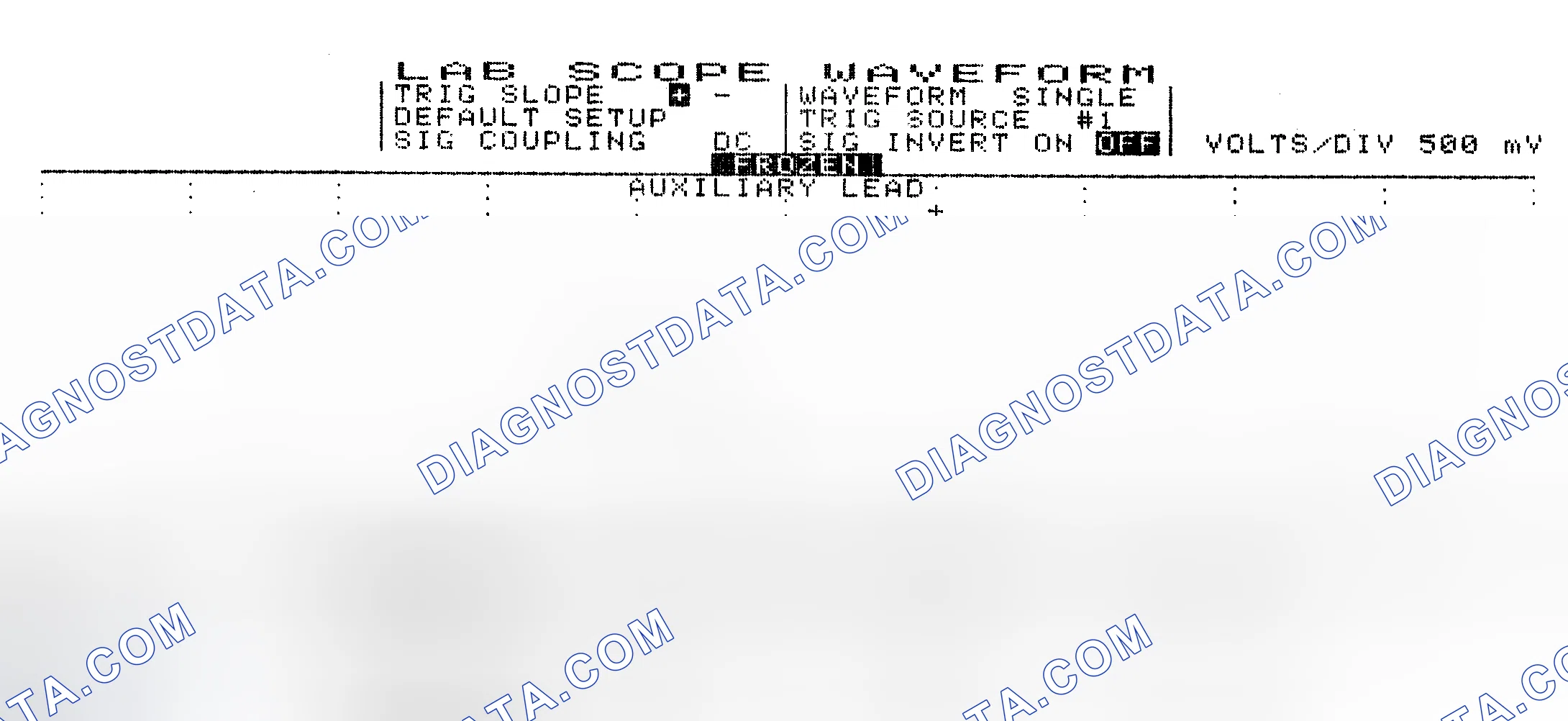 Scheme 10: Single Injector w/Excessive Current Flow - Current Pattern