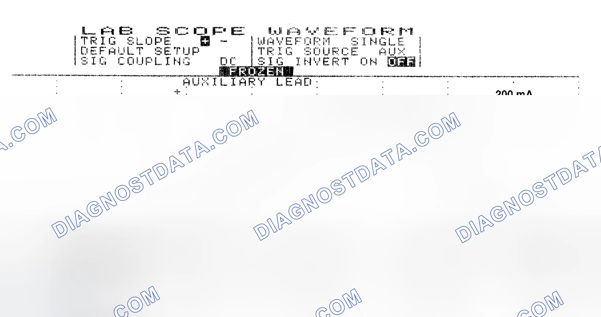 Scheme 13: Single Injector w/Normal Current Flow - Current Pattern