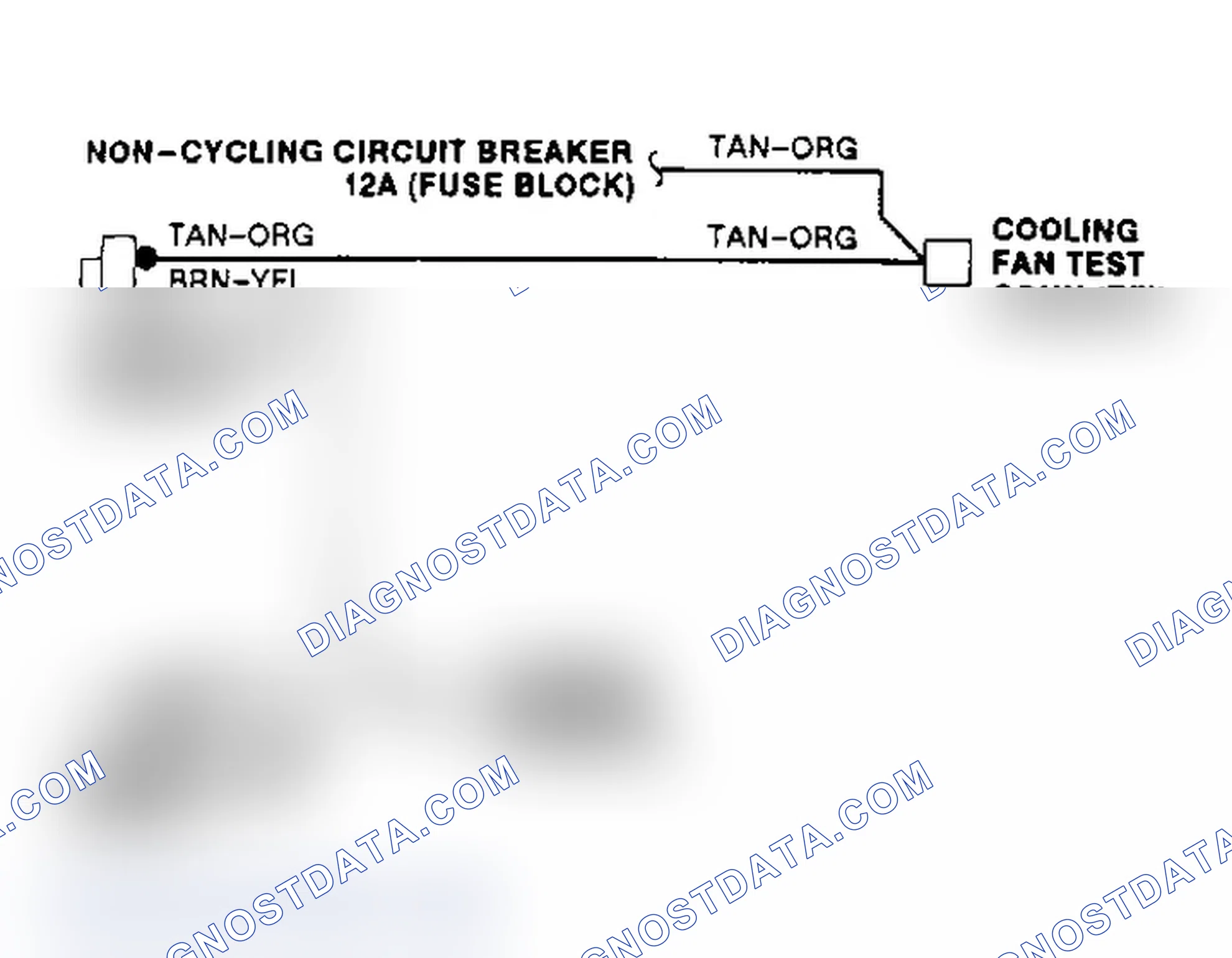 Scheme 5: Electric Cooling Fan Wiring Diagram Escort (Without A/C)