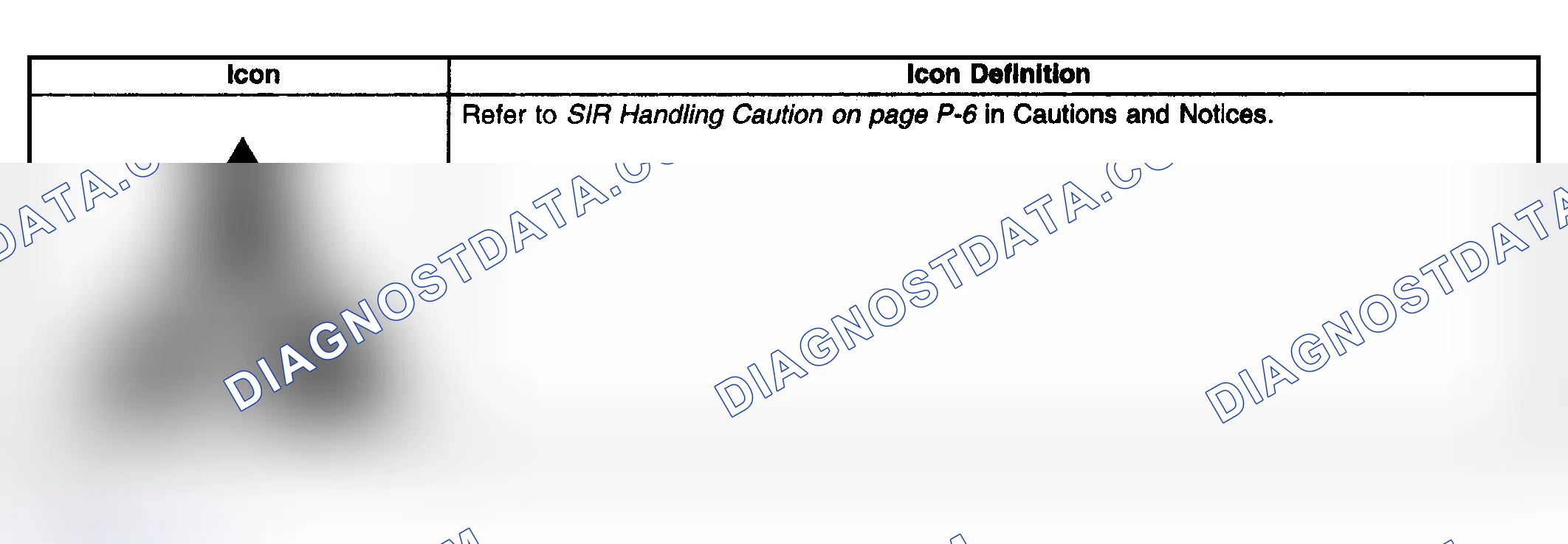 Scheme 1: Seat Belt Schematic Icons