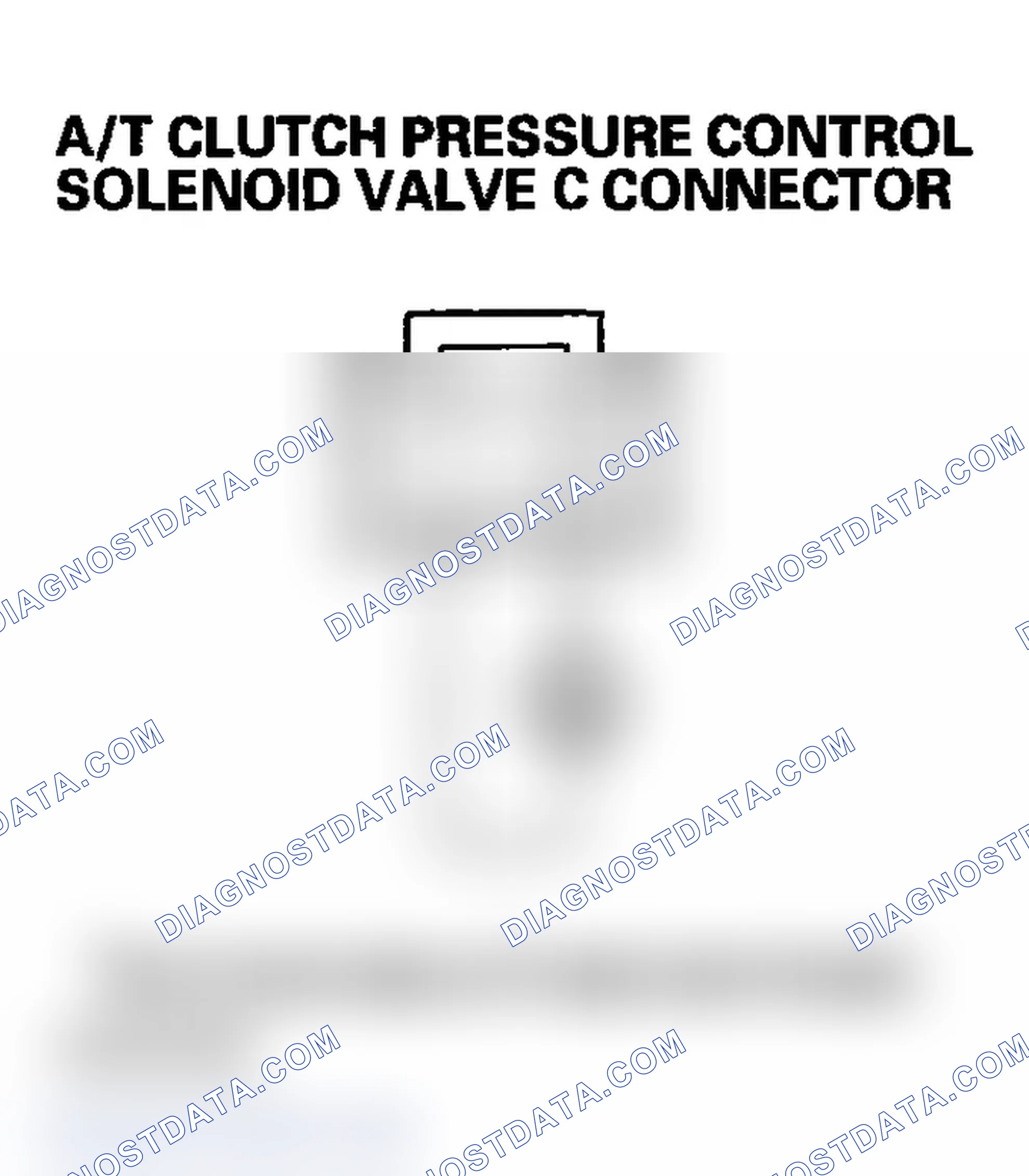 Scheme 154: DTC P0970: Problem in A/T Clutch Pressure Control Solenoid Valve C Circuit
