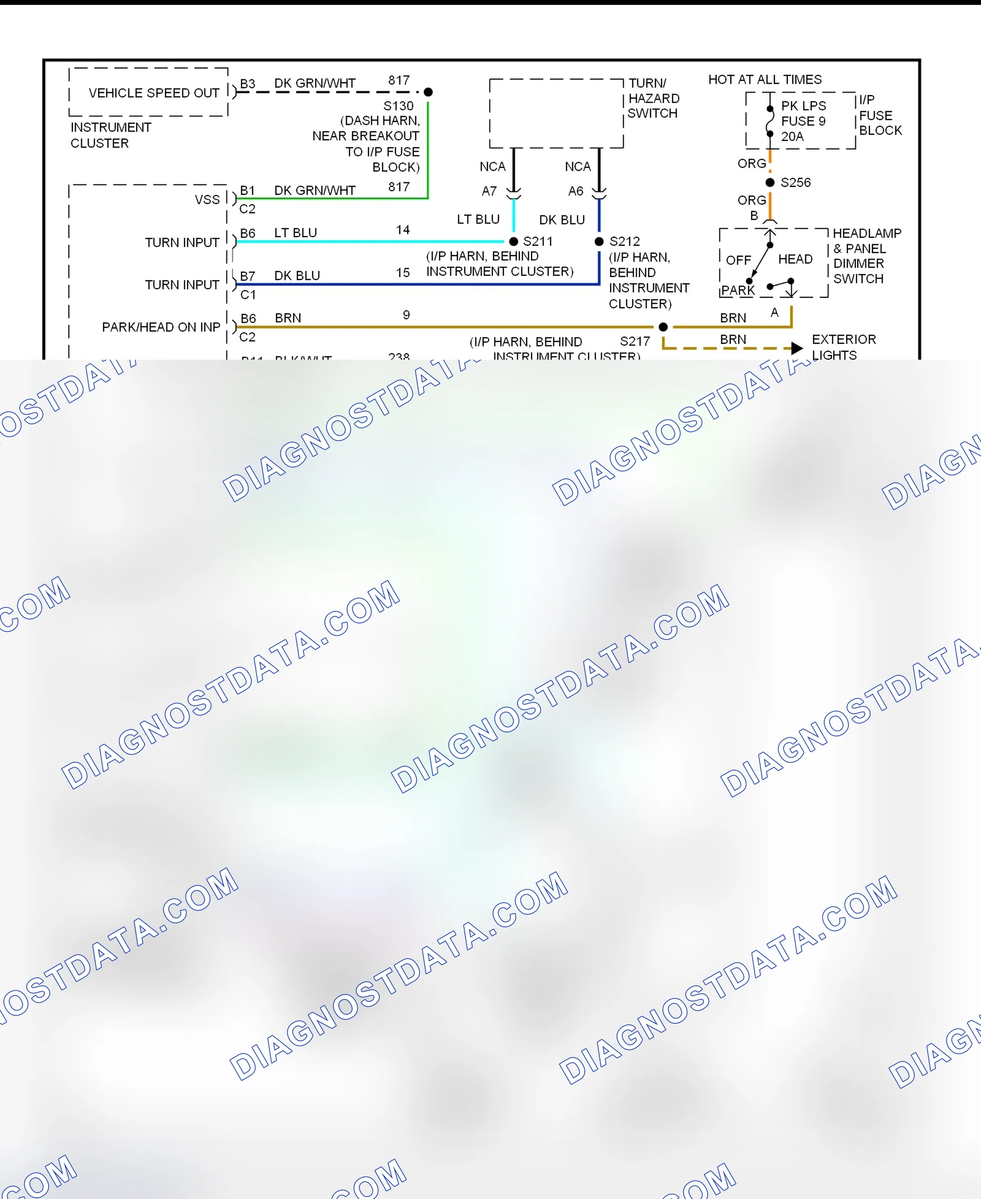 Scheme 2: Warning System Wiring Diagram (Astro & Safari)