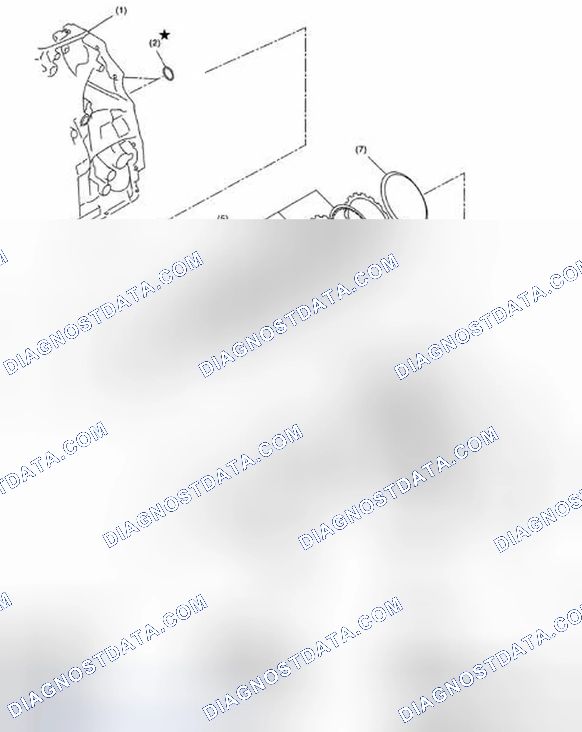 Scheme 560: REVERSE BRAKE ASSEMBLY AND INTERMEDIATE CASE