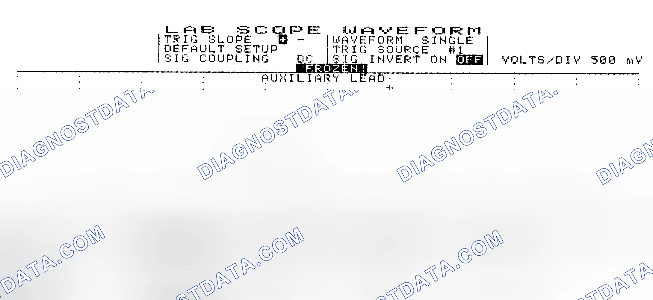 Scheme 10: Single Injector w/Excessive Current Flow - Current Pattern