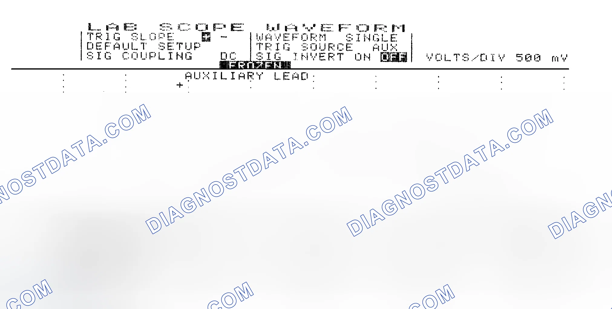 Scheme 14: Single Injector w/Excessive Current Flow - Current Pattern