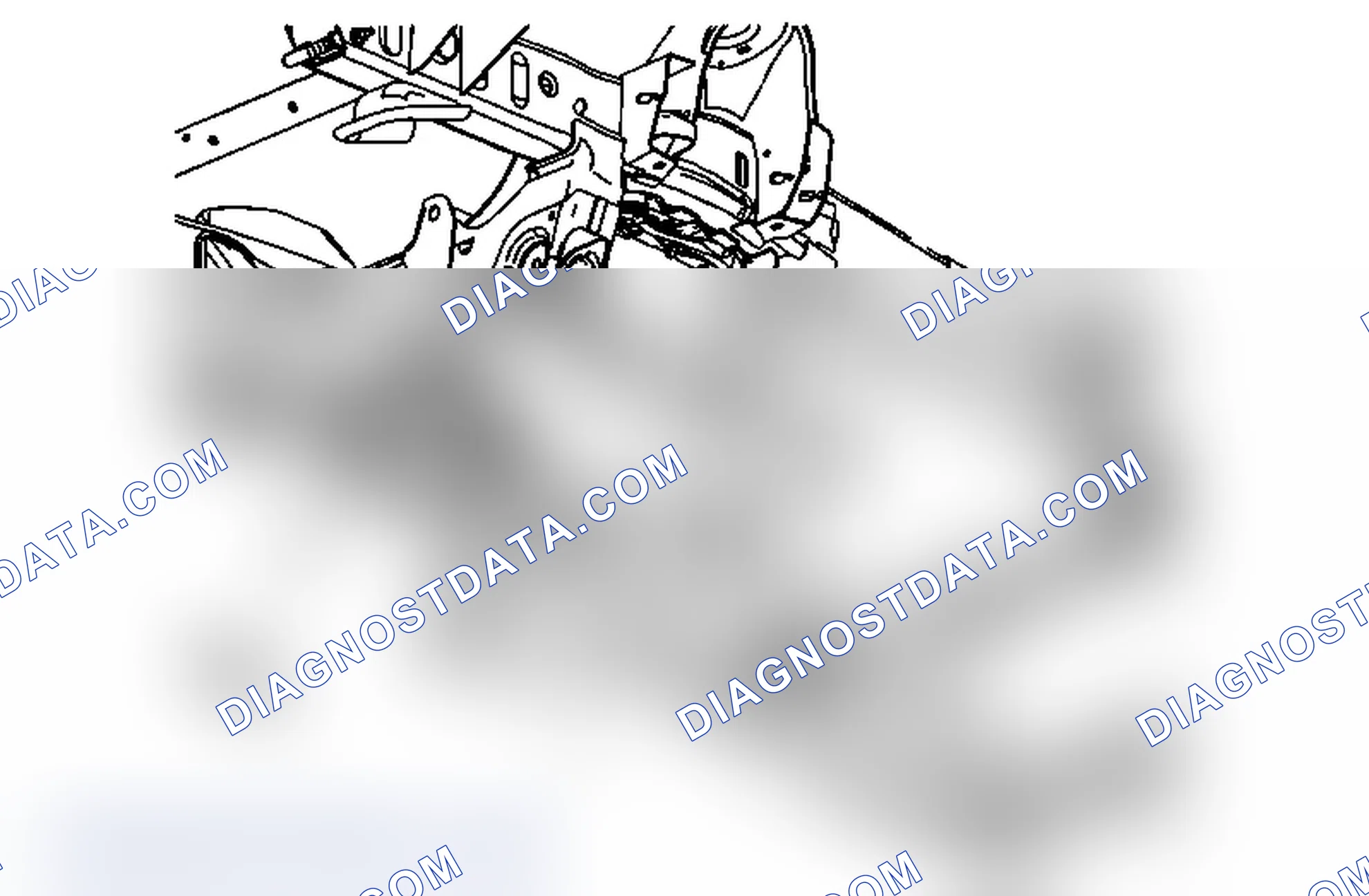 Scheme 4: Drivetrain and Front Suspension Frame Front Crossmember Replacement (1500, 2500 LD)